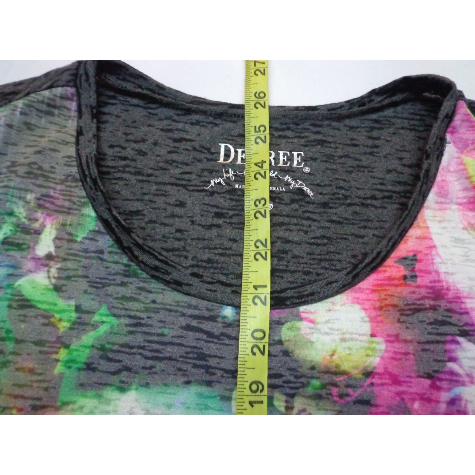 Decree Decree Tie Dye Women’s Sleeveless Tank Top XL Casual Sleeveless Multicolor Shirt Womens Size XL / US 12-14 / IT 48-50 - 5 Thumbnail