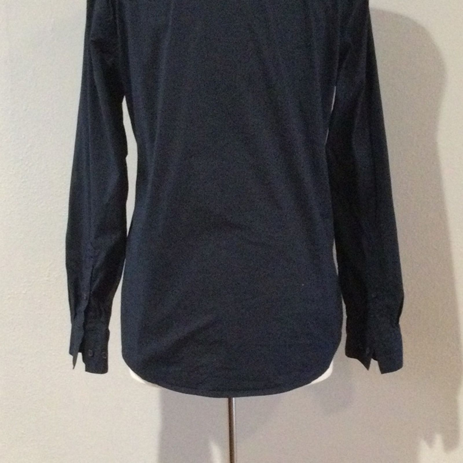 Alexander Julian Alexander Julian Stretch Navy Button Up Collar Shirt Size M Size M / US 6-8 / IT 42-44 - 11 Thumbnail