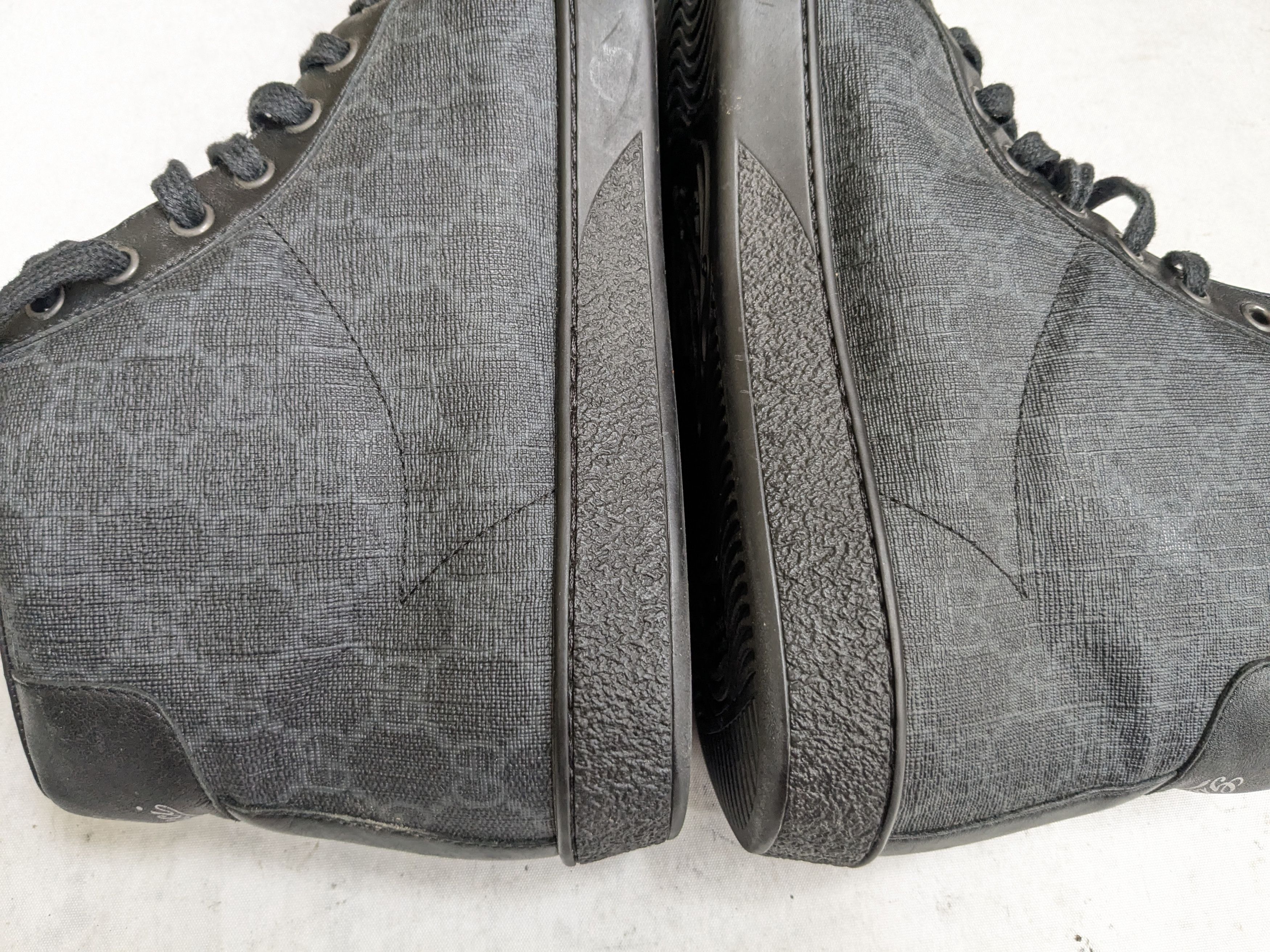 Gucci Gucci Monogram Sneakers Black 9 High Tops GG Logo Size US 9 / EU 42 - 11 Thumbnail