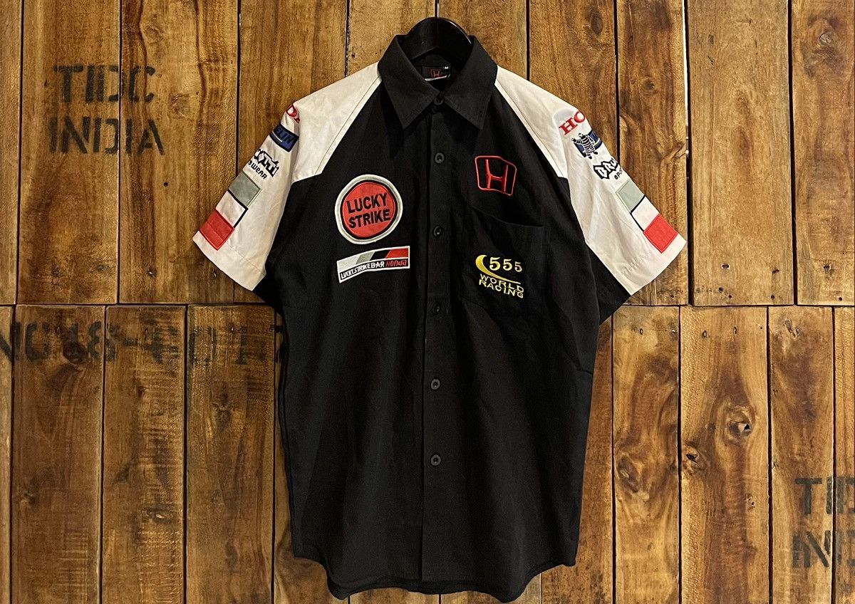 Lucky Strike Honda F1 Clothing LUCKY STRIKE X BAR HONDA 半袖