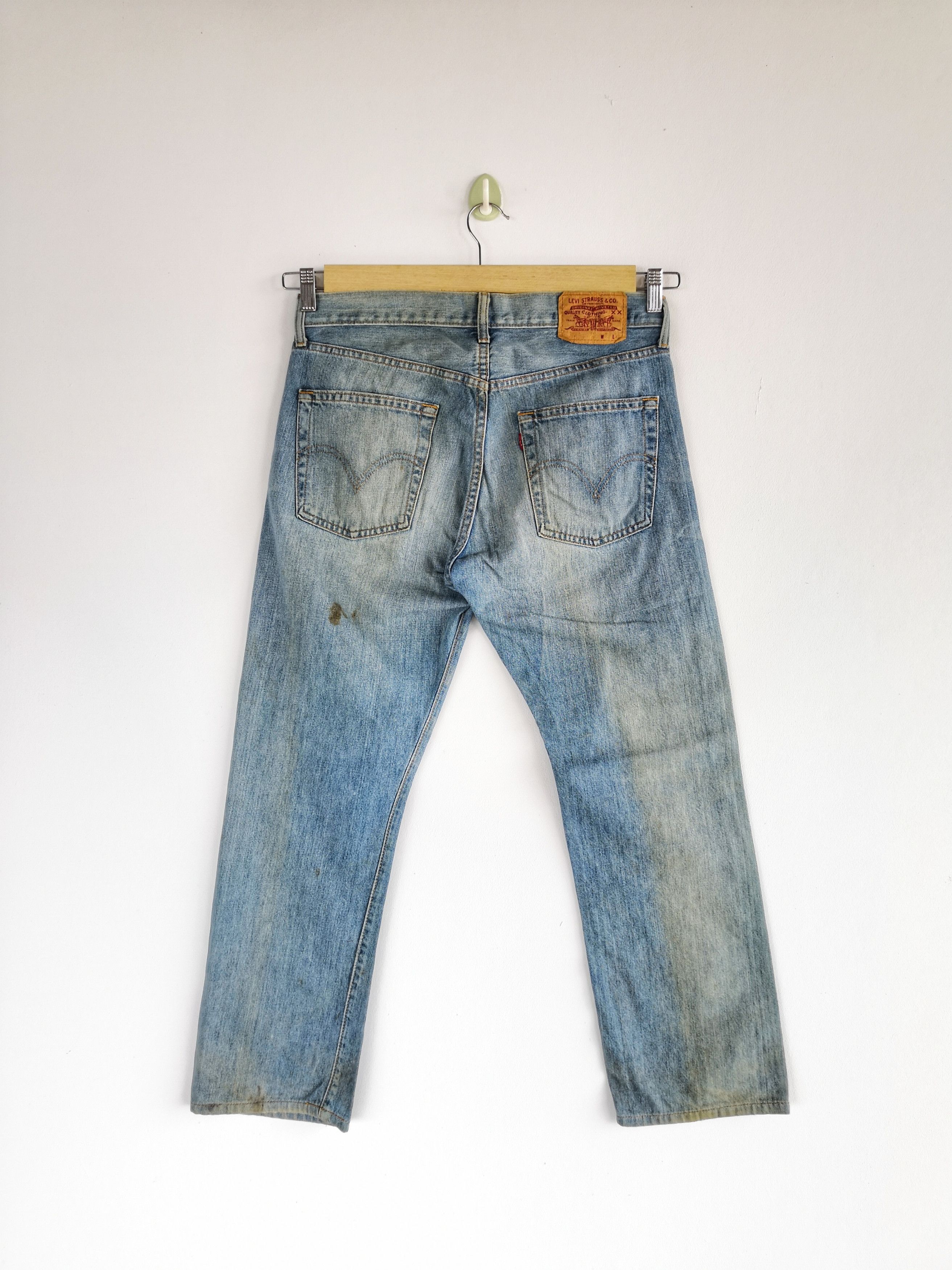 Jean Vintage Rusty Levi's 505 Jeans Mud Wash Levis 505 Denim Size US 32 / EU 48 - 2 Thumbnail
