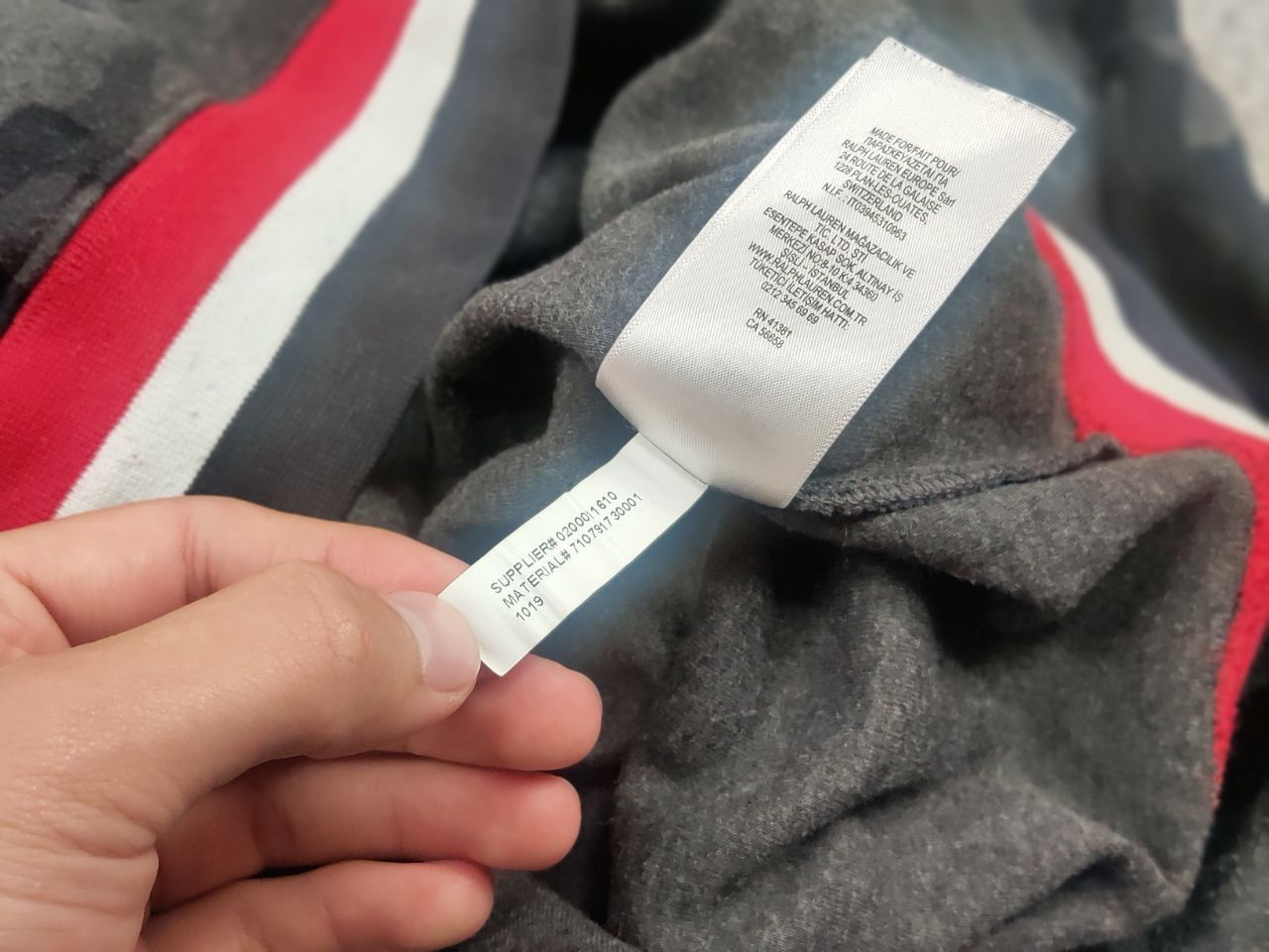 Polo Ralph Lauren Polo Ralph Lauren camo Gray Letterman hoodie Vintage Style Size US S / EU 44-46 / 1 - 13 Thumbnail