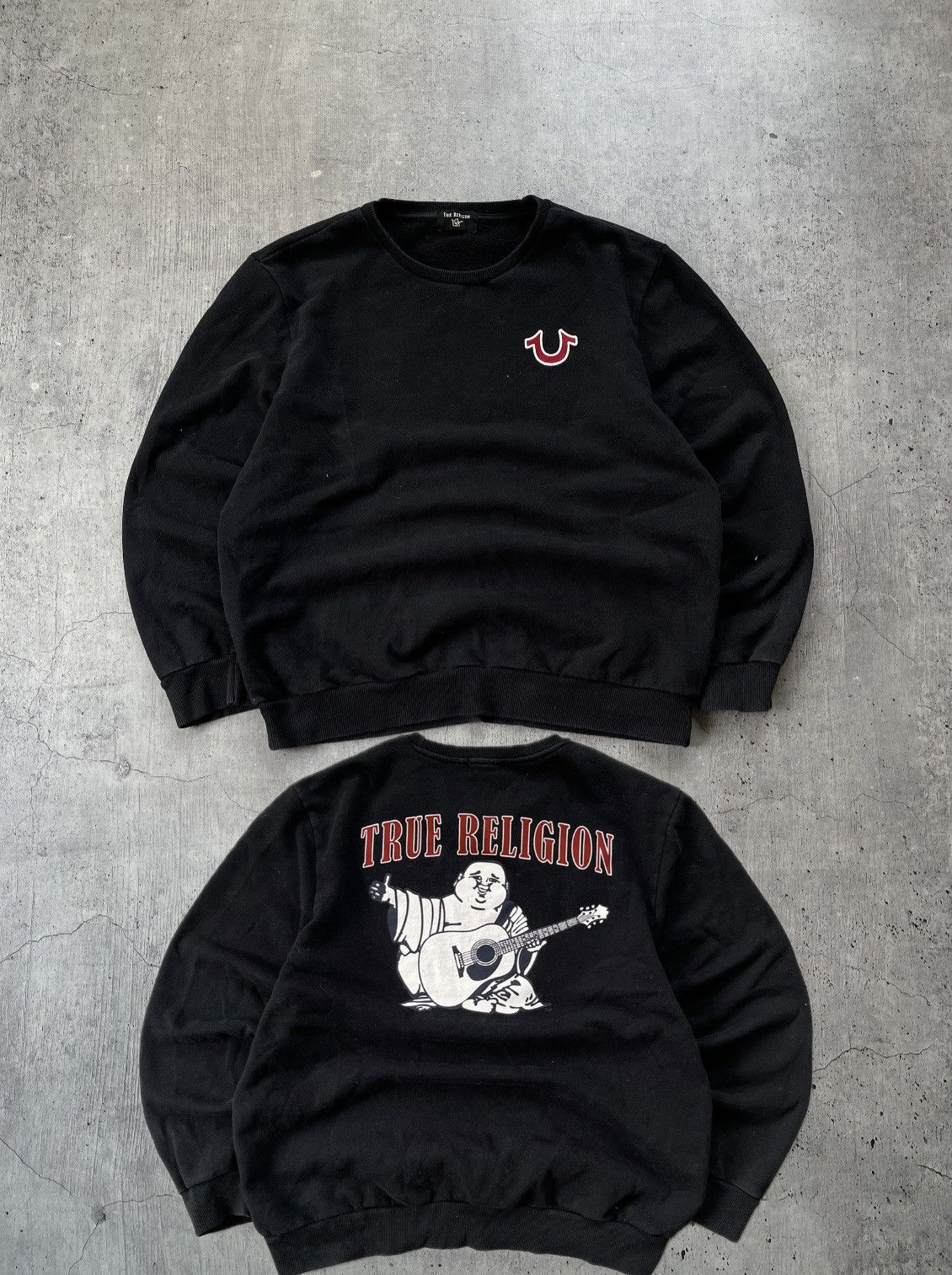 True Religion Mens Vintage True Religion Sweatshirt Japanese style Size US M / EU 48-50 / 2 - 1 Thumbnail