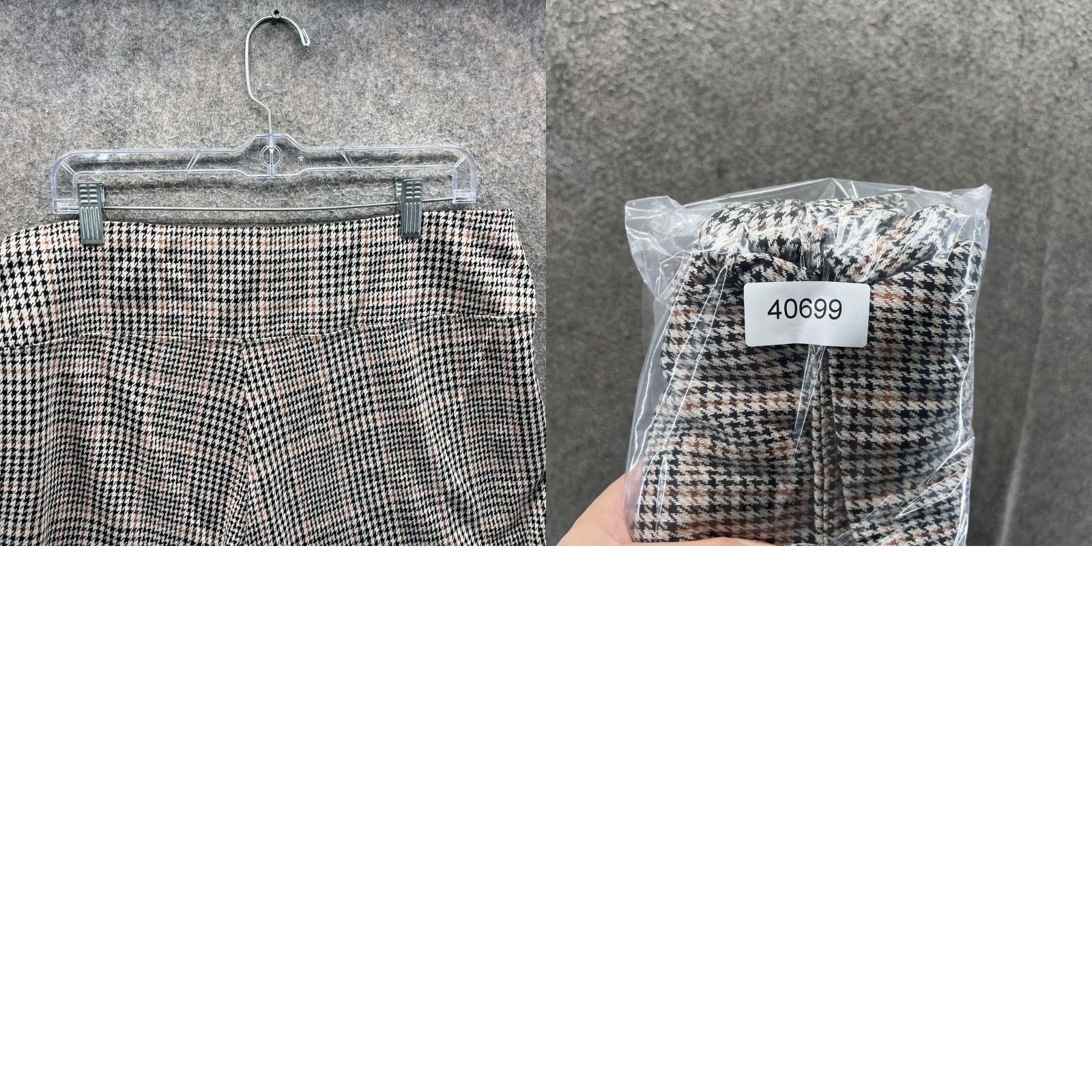 J. Jill J. Jill Pants Womens XL Petite Multicolor Check Cropped Tapered Pull-On Knit Pockets Business Casual Travel Size 40" / US 18 - 8 Thumbnail