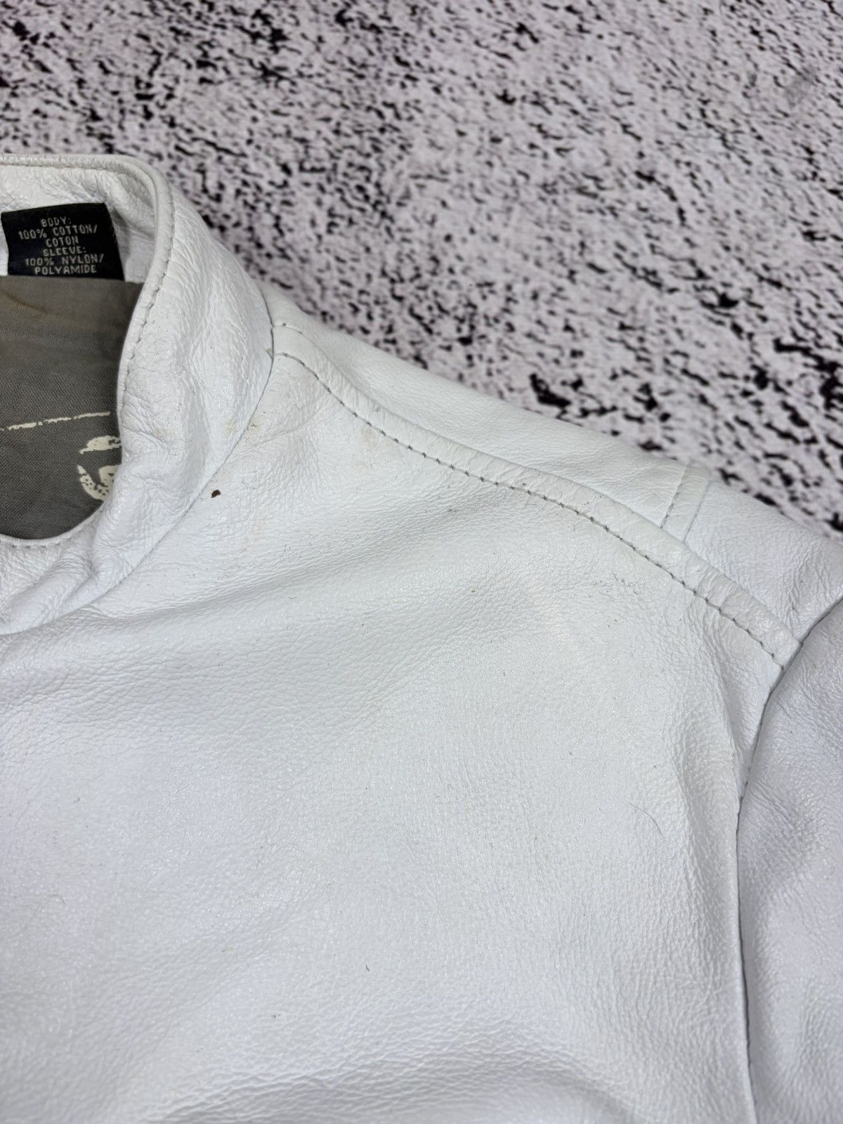 G-Star G-Star Raw Archive White Cowhide Leather Moto Jacket M Size US M / EU 48-50 / 2 - 15 Thumbnail