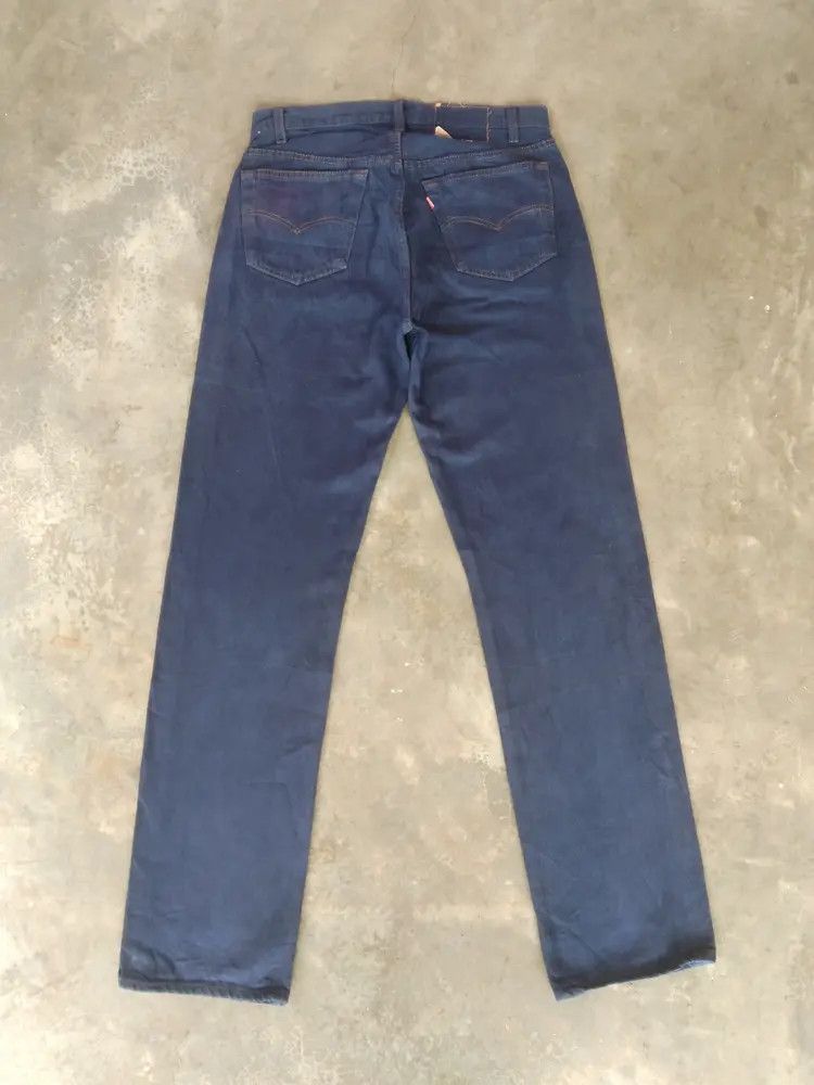 Levi's × Vintage 90s Vintage Levis 501 Made In USA Straight Leg Jeans 31x34 Size US 31 - 2 Thumbnail