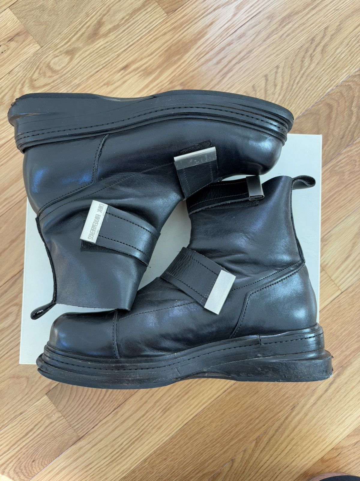 Dirk Bikkembergs Dirk Bikkembergs FW95 Vintage 90s Leather Bondage Boots US 8 Size US 8 / EU 41 - 9 Thumbnail