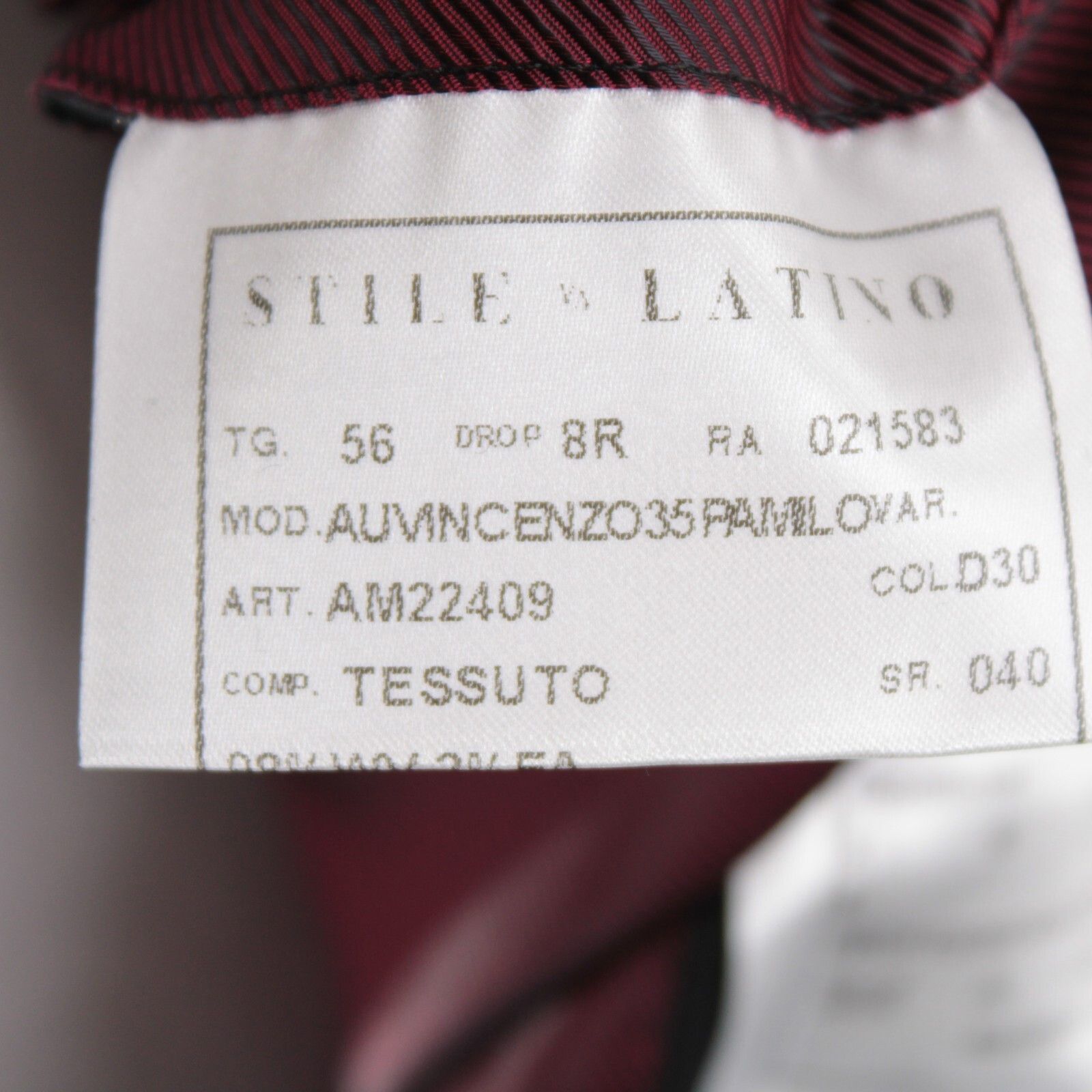 Other Stile Latino Suit Size US 46 Regular in Black Size 46R - 9 Thumbnail