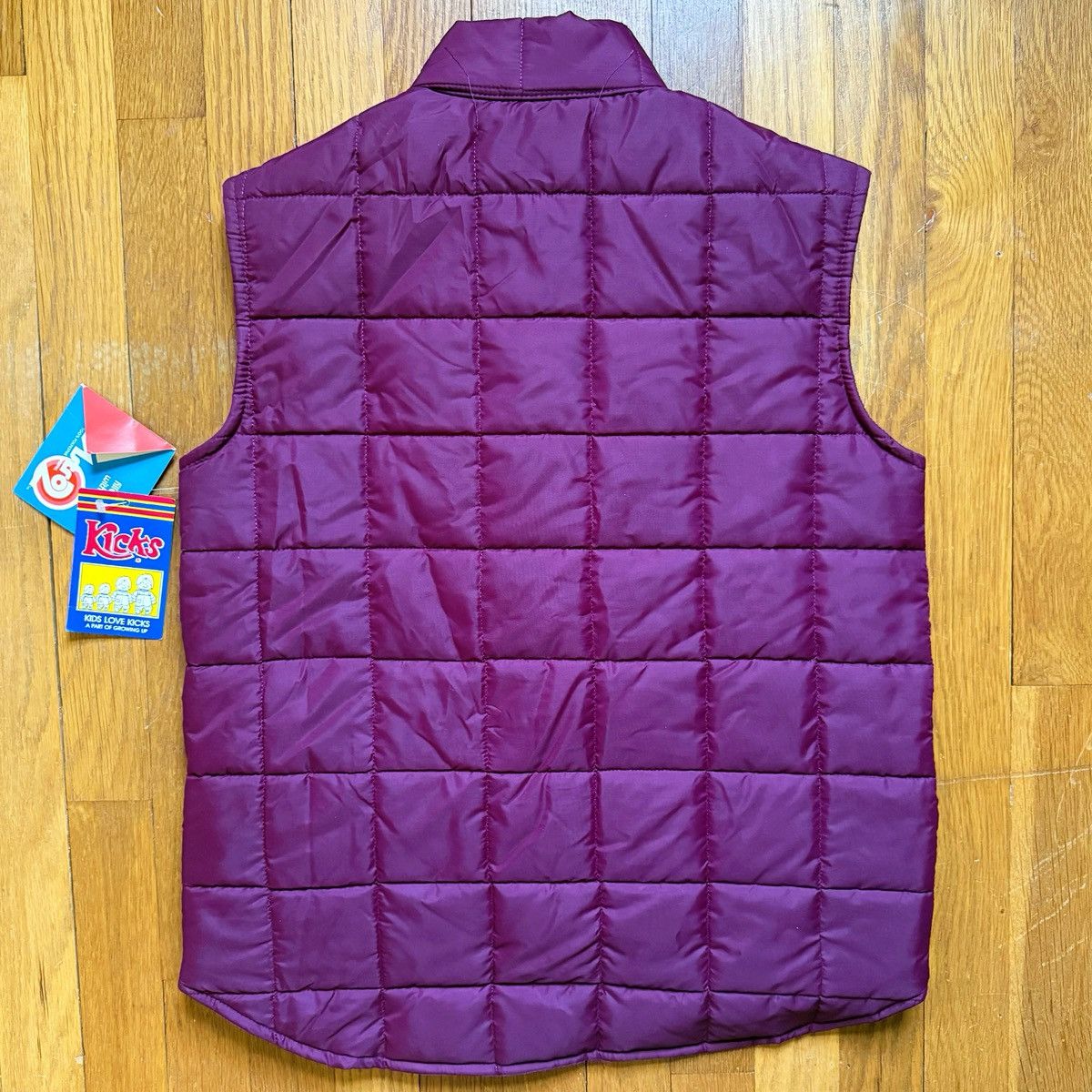 Kickers Vintage 1980’s Deadstock BNWT Kicks Puffer Vest Size US L / EU 52-54 / 3 - 6 Thumbnail