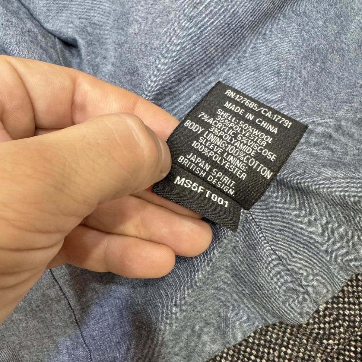 Superdry Superdry Gray Wool Blazer L size Size 52R - 12 Thumbnail