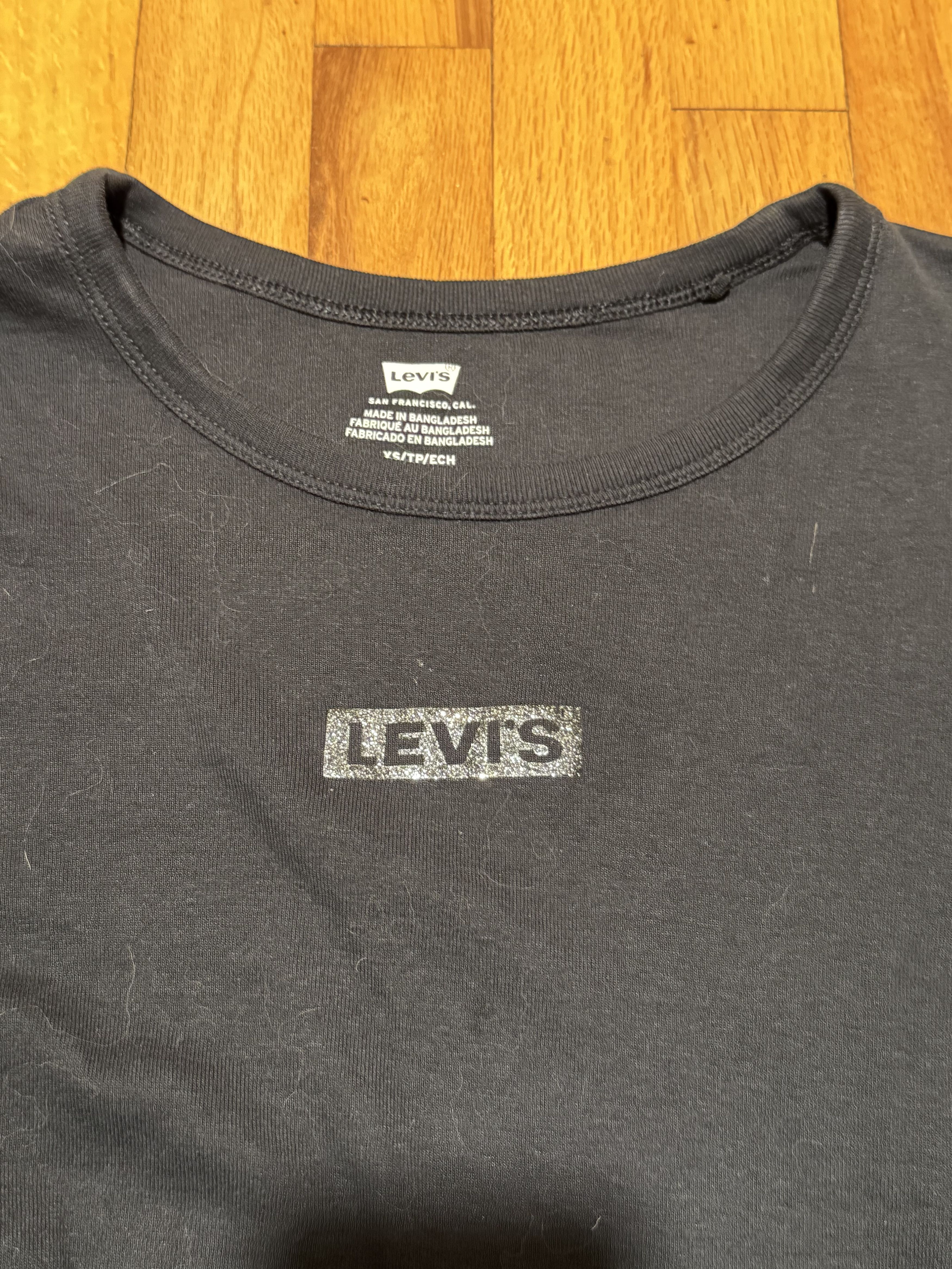 Levi's Levi’s Black and Silver Logo Long Sleeve Size S / US 4 / IT 40 - 3 Thumbnail