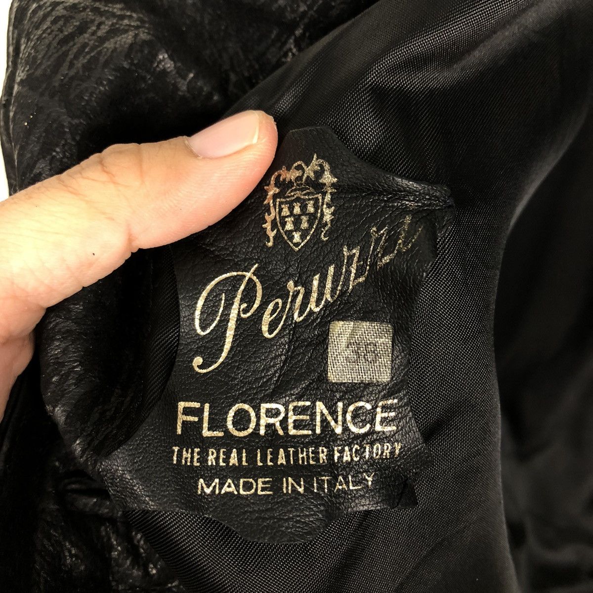 Japanese Brand 📌Vintage Bomber Leather Jacket Florence Italy Issey Miyake Size US M / EU 48-50 / 2 - 18 Thumbnail