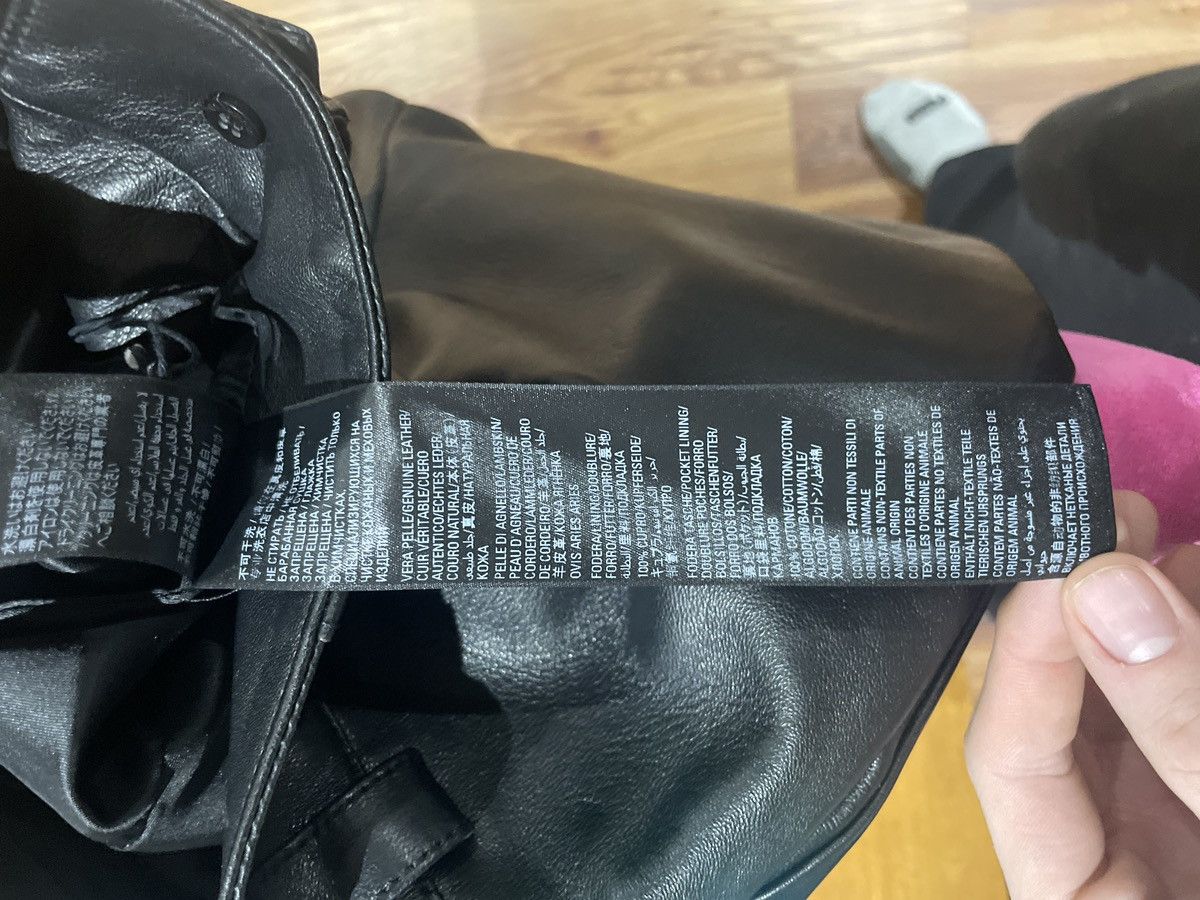 Balenciaga *Sample* Balenciaga Leather Baggy Cropped Trousers 30W Size US 30 / EU 46 - 6 Thumbnail