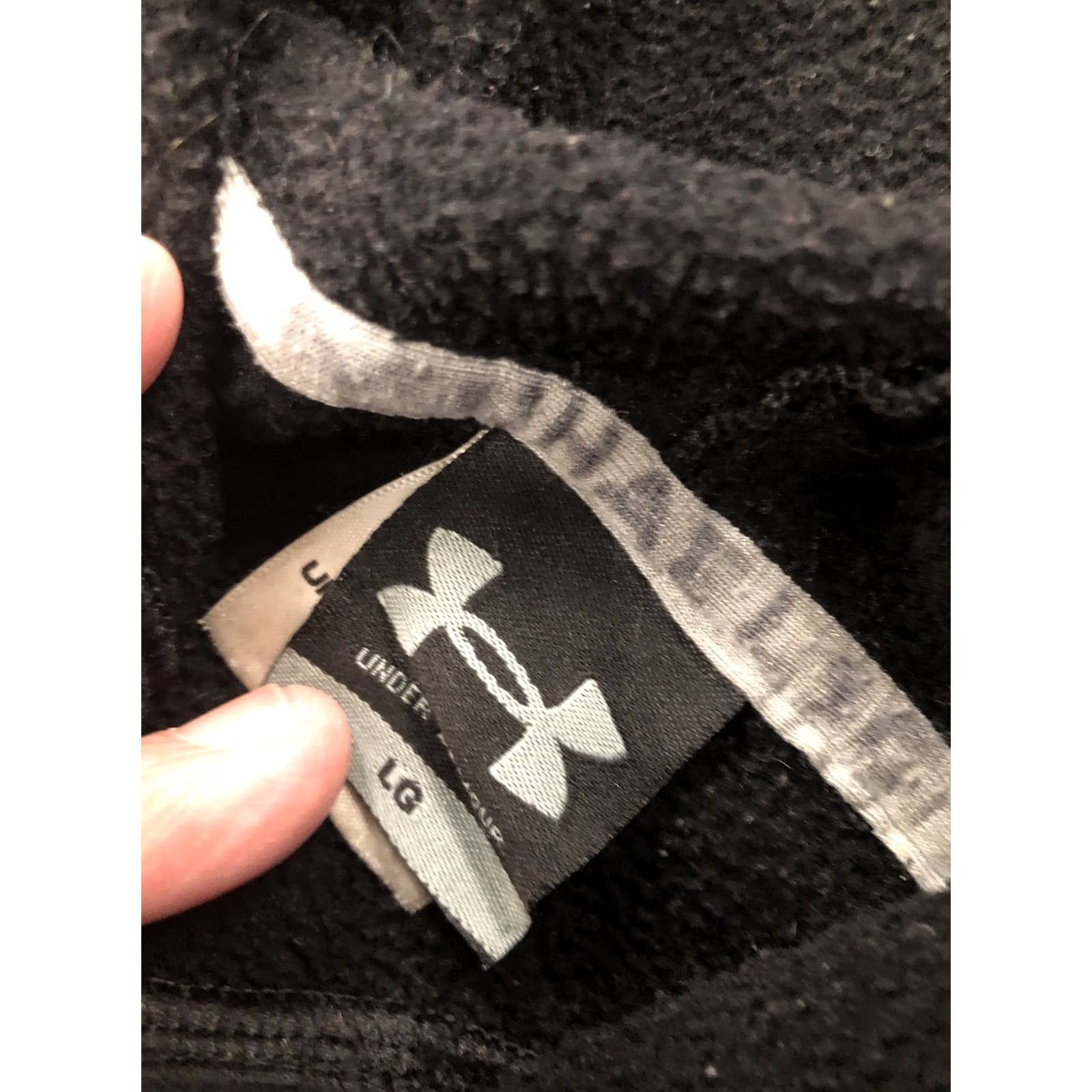 Under Armour VINTAGE Under Armour Hoodie Men L Black Blue Logo Loose Fit Hooded Pullover Regular Storm Outdoor Running & Jogging Size US L / EU 52-54 / 3 - 5 Thumbnail