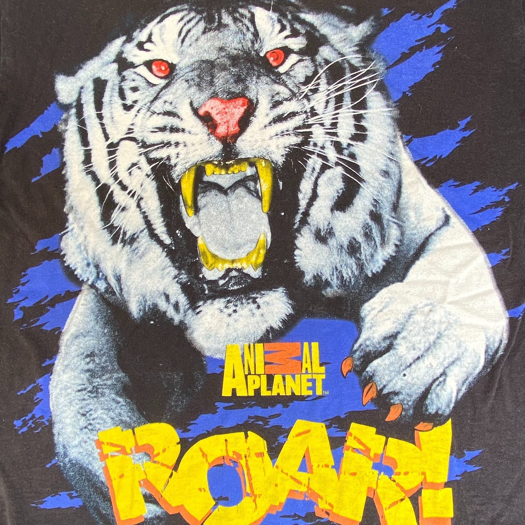 Vintage Vintage 90s Animal Planet Shirt Tiger Nature Wildlife Tee Size US S / EU 44-46 / 1 - 3 Thumbnail