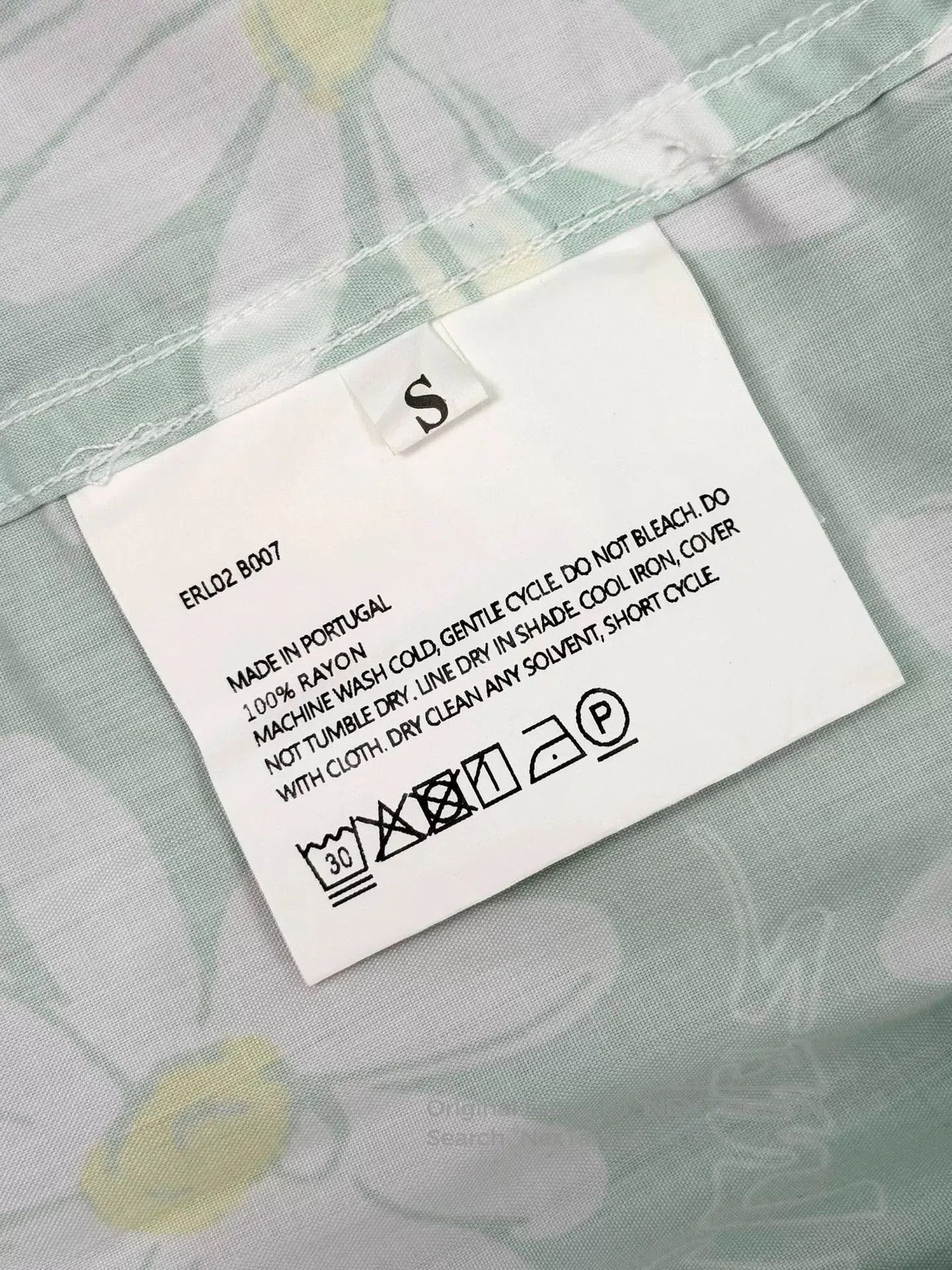 ERL Erl Green Daisy Print Shirt. Size S / US 4 / IT 40 - 8 Thumbnail