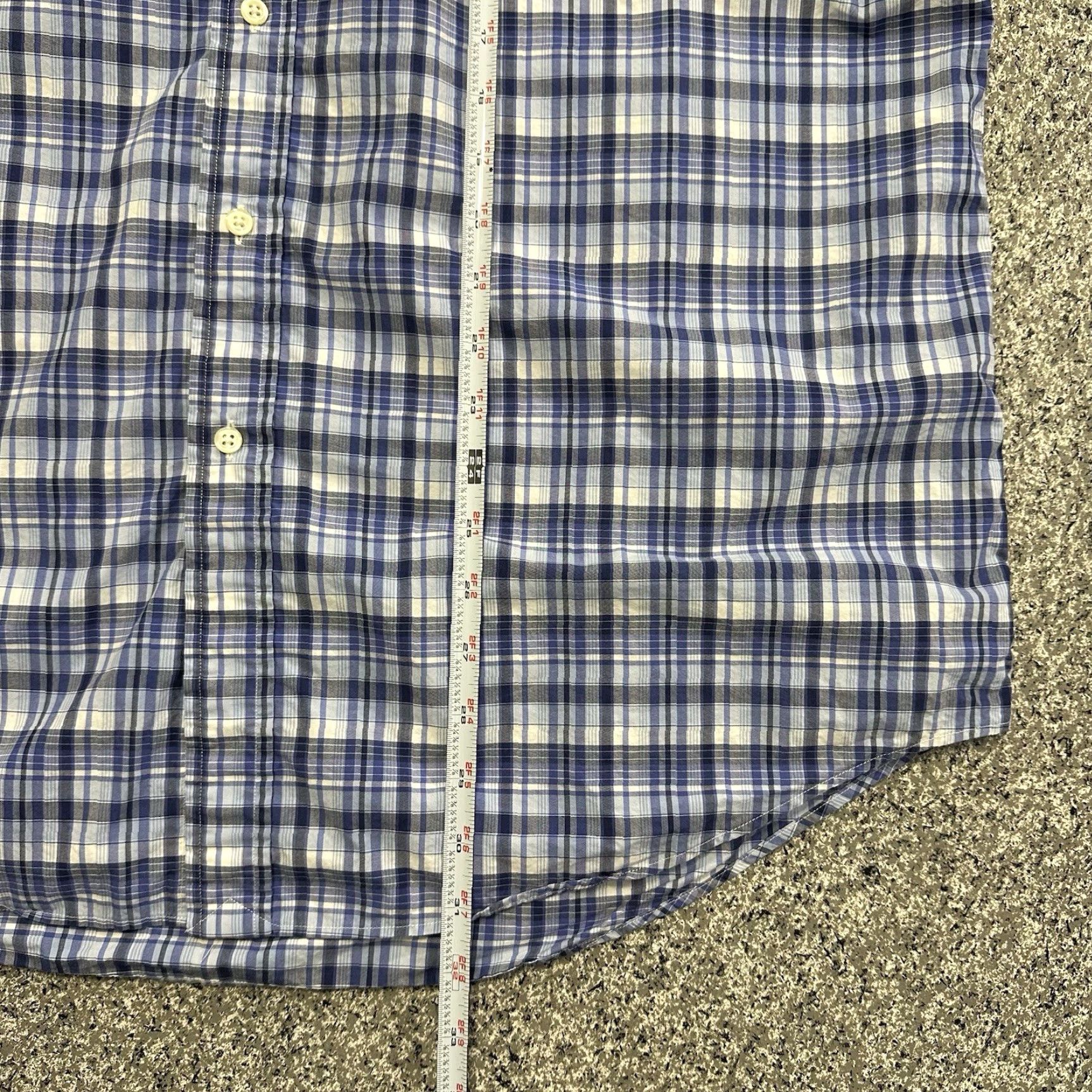 Ralph Lauren Ralph Lauren Shirt Mens XL Long Sleeve Button-Down Plaid Blue White Size US XL / EU 56 / 4 - 6 Thumbnail