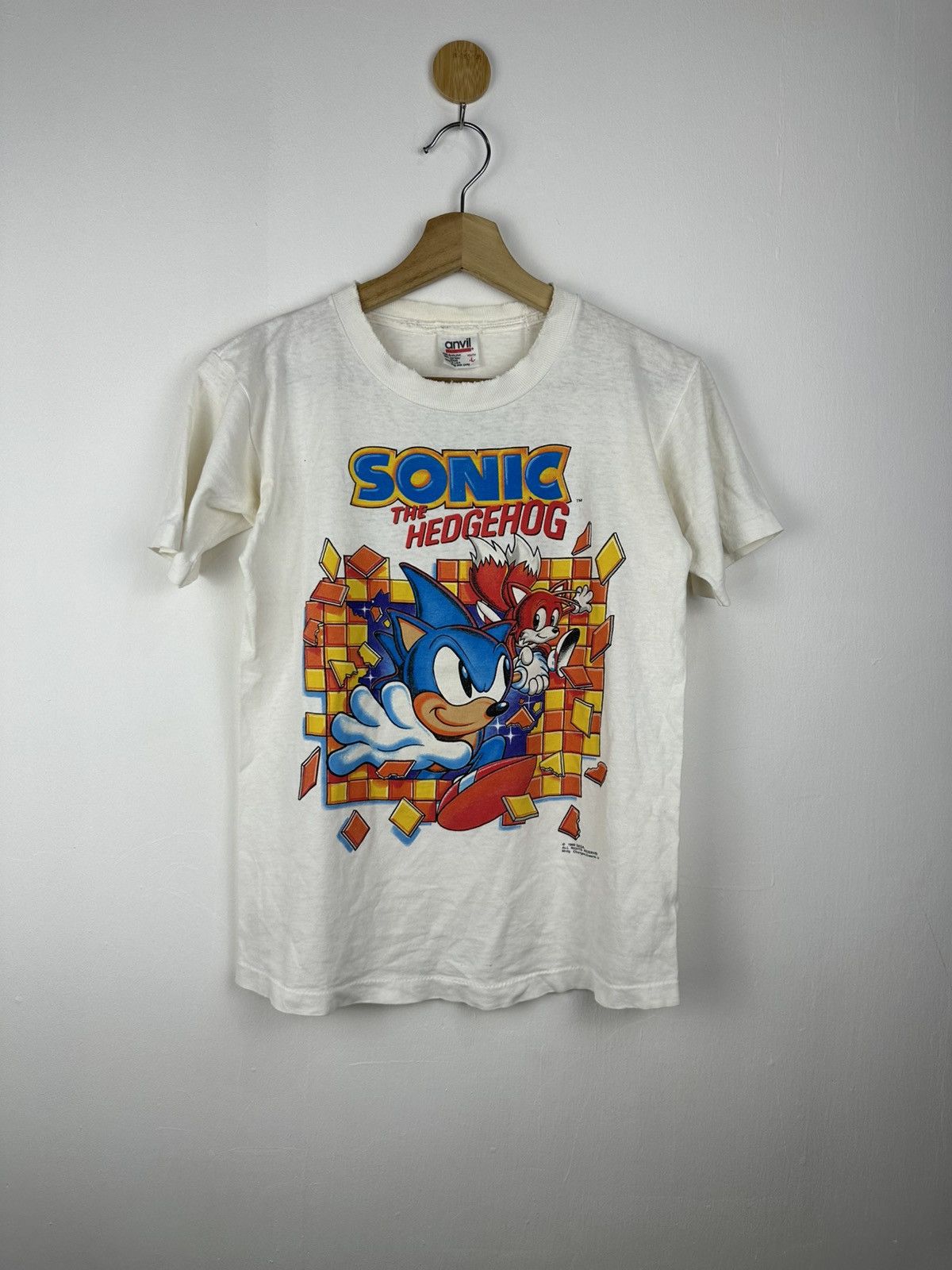 Cartoon Network × Playstation × Vintage Vintage 90s Sonic The Hedgehog Sega Tee Size US XS / EU 42 / 0 - 1 Thumbnail