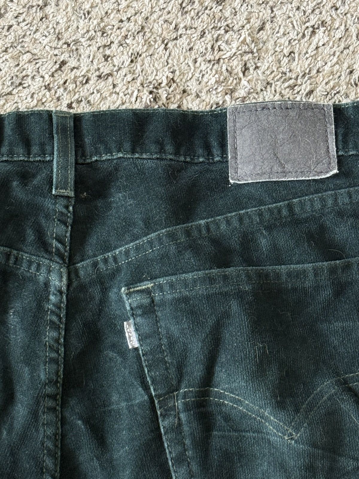 Levi's Vintage Clothing Vintage Levi’s Baggy Silvertab Green Corduroy Pants Size US 38 / EU 54 - 5 Thumbnail