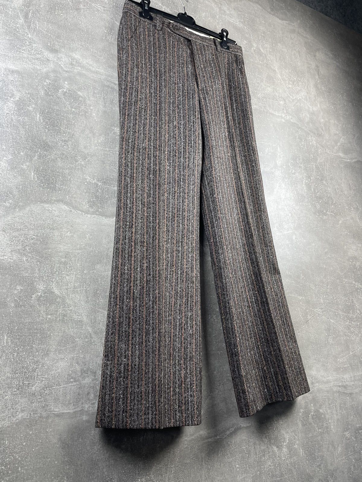 Lubiam Lubiam Luxury Old Money Wool Stripped Doublebreasted Suit Size 48L - 14 Thumbnail