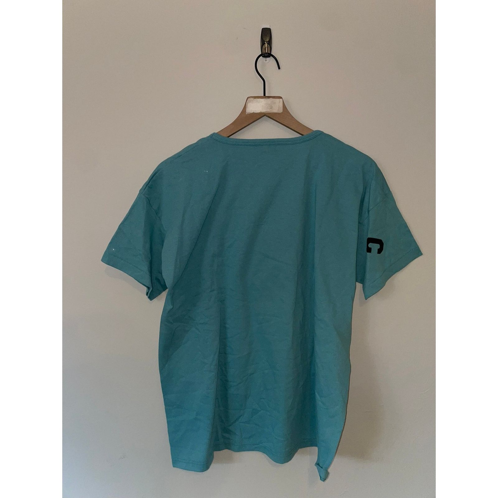 Vintage Womens Vintage Montana Shirt Mountan Teal Tee Top 90s Large Size L / US 10 / IT 46 - 7 Thumbnail