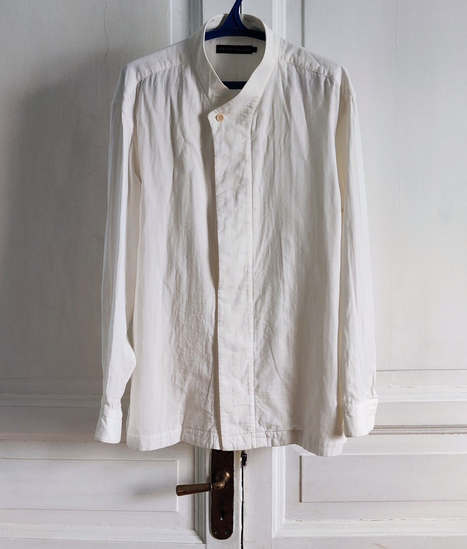 Issey Miyake SS18 Mandarin collar shirt.Like Julius or Rick Owens shirts Size US XL / EU 56 / 4 - 4 Thumbnail