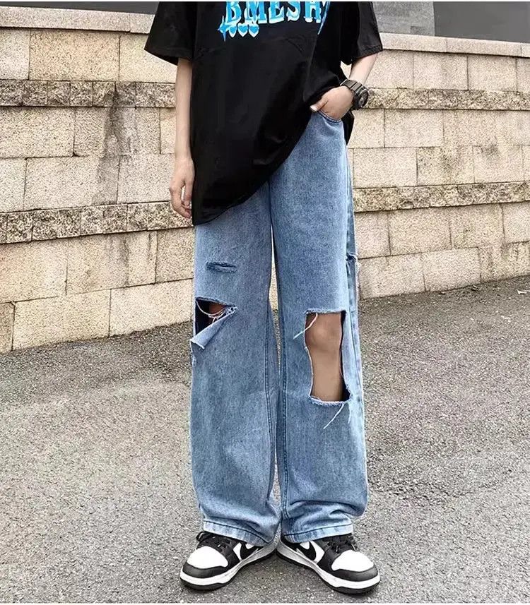 Japanese Brand Straight and loose fitting vintage casual jeans Size US 32 / EU 48 - 1 Thumbnail
