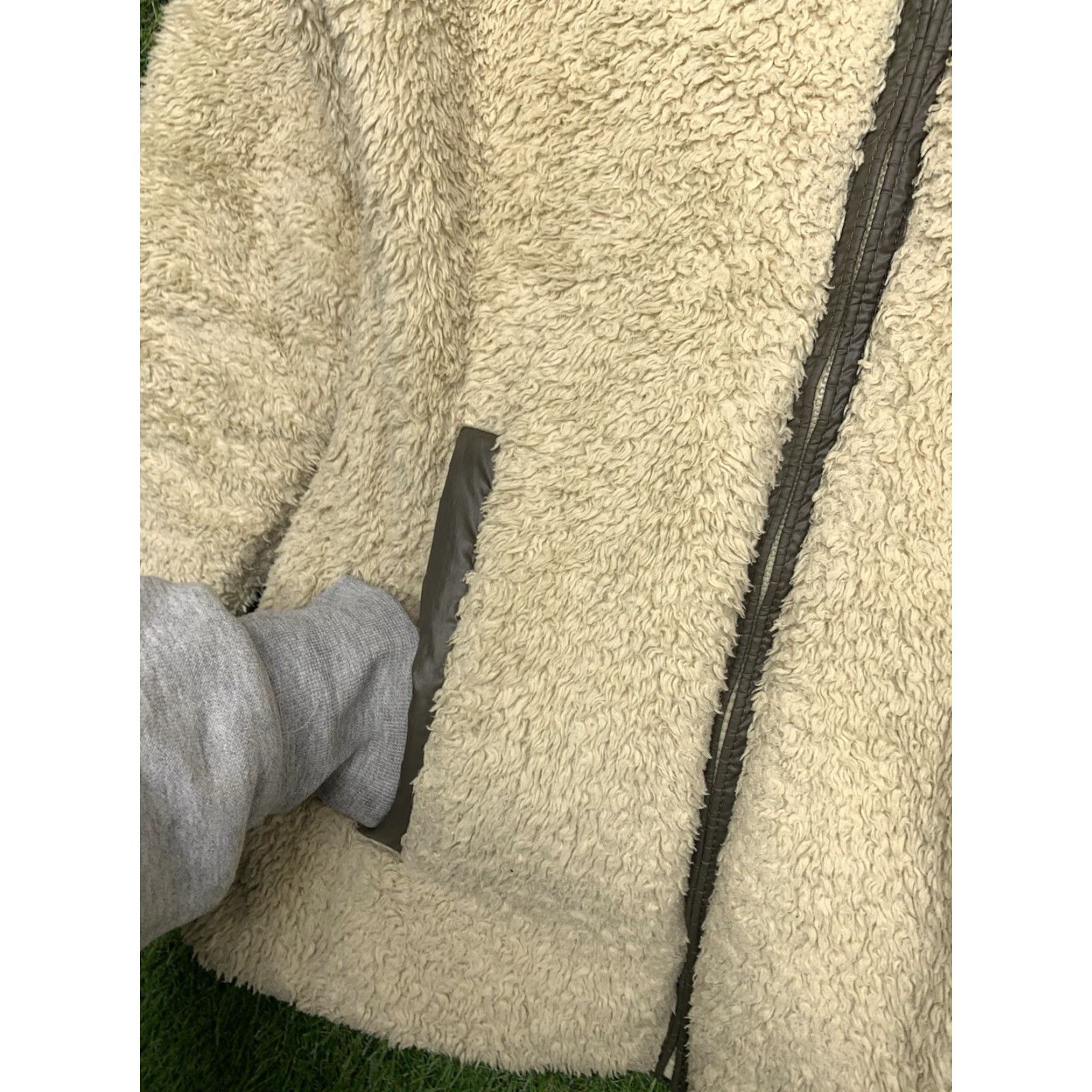 Patagonia Patagonia Jacket Womens XS Pale Khaki Los Lobos Full Zip Lined Fleece LS Size XS / US 0-2 / IT 36-38 - 4 Thumbnail
