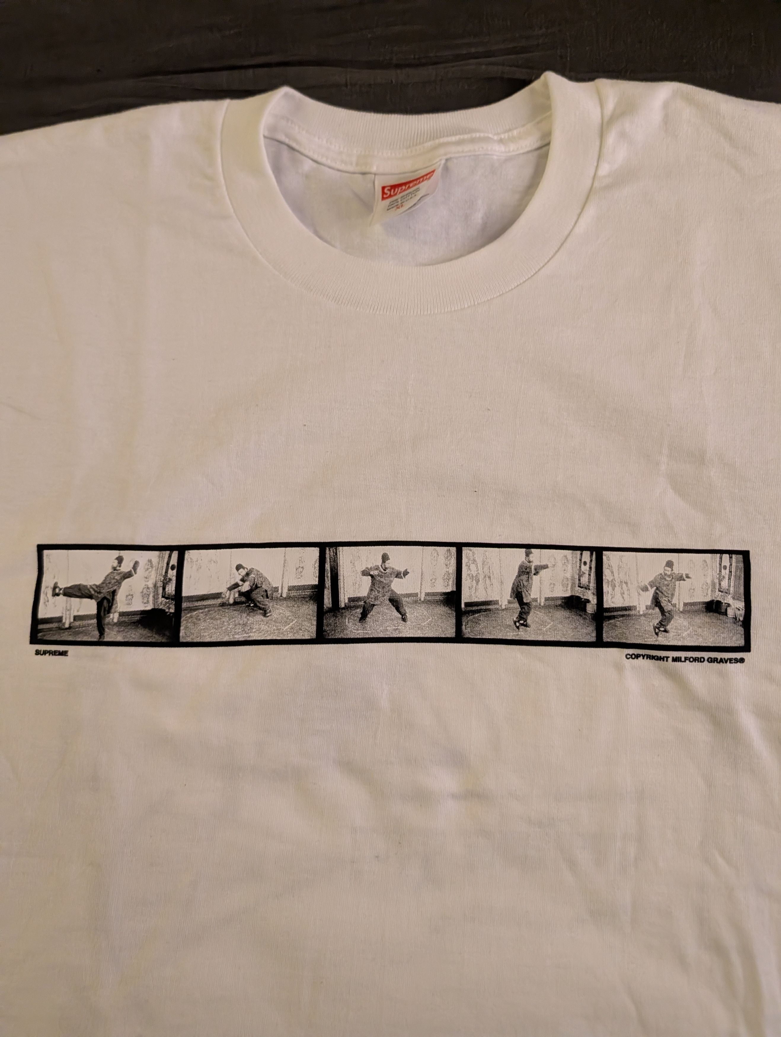 Supreme Supreme Milford Graves Tee XL White FW22 Size US XL / EU 56 / 4 - 4 Thumbnail