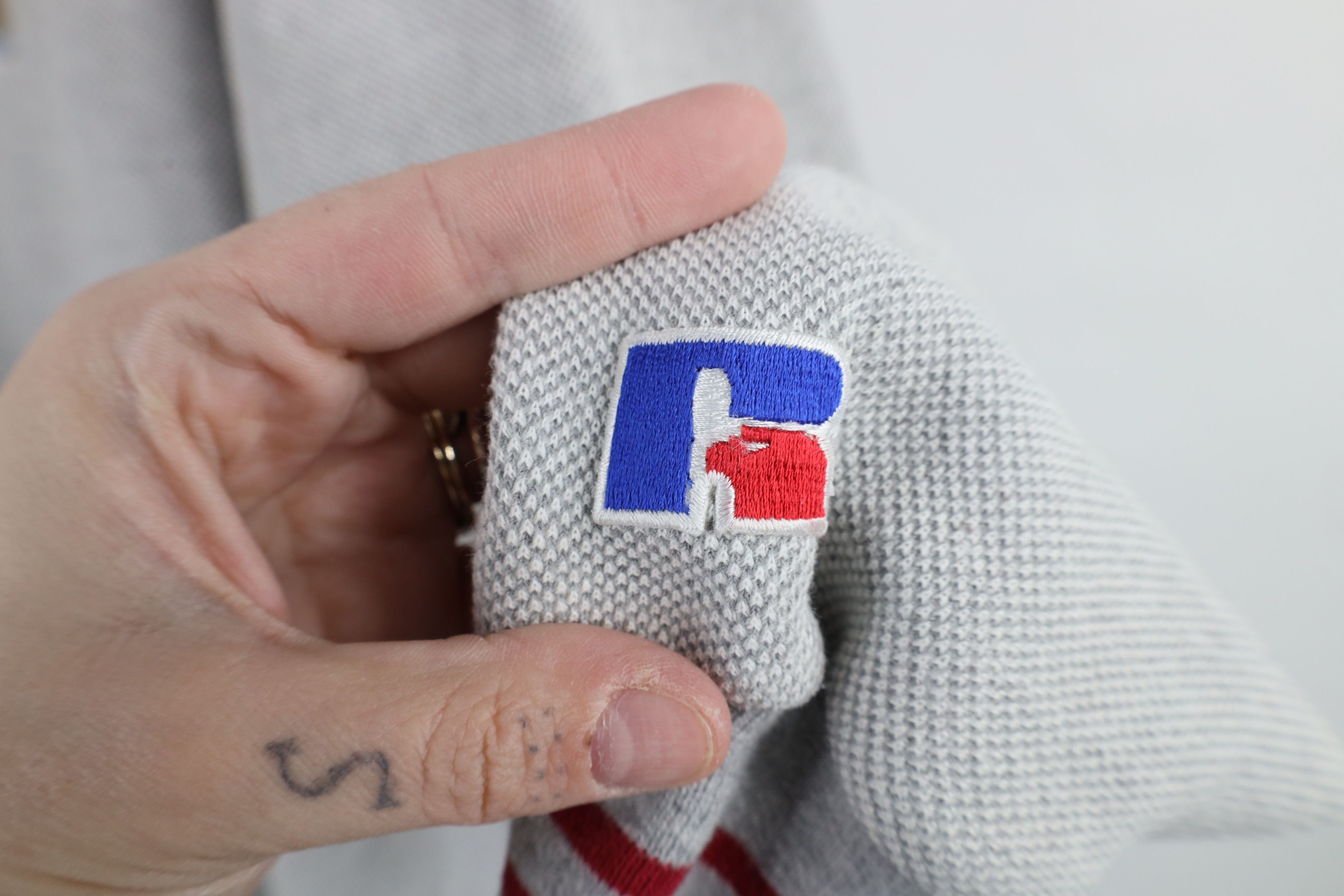 Russell Athletic × Vintage Vintage 90s Russell Athletic Boat Sweatshirt Gray USA Size US M / EU 48-50 / 2 - 5 Thumbnail