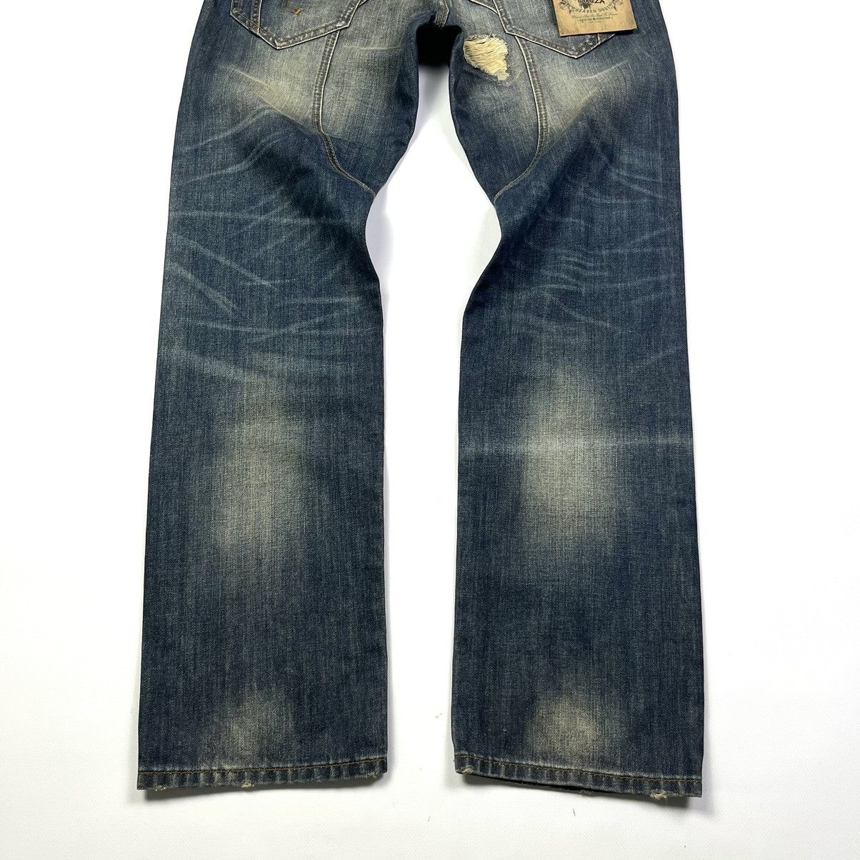 Designer × Japanese Brand New! Yakuza Jeans Art Style Jesus Denim Japanese Brand Size US 33 - 3 Thumbnail