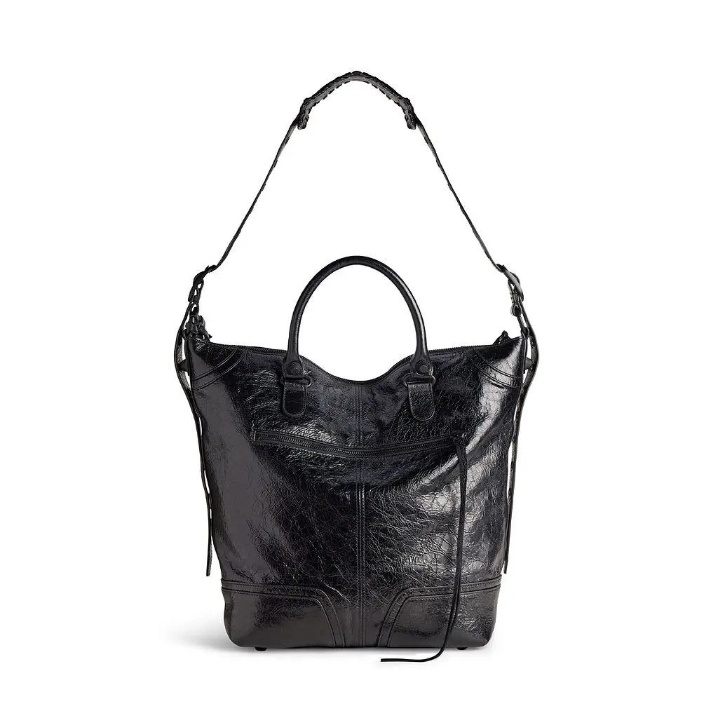 Balenciaga o1mt1gz0425 Size: OS / Le Cagole Medium Tote Bag in Black Size ONE SIZE - 6 Thumbnail