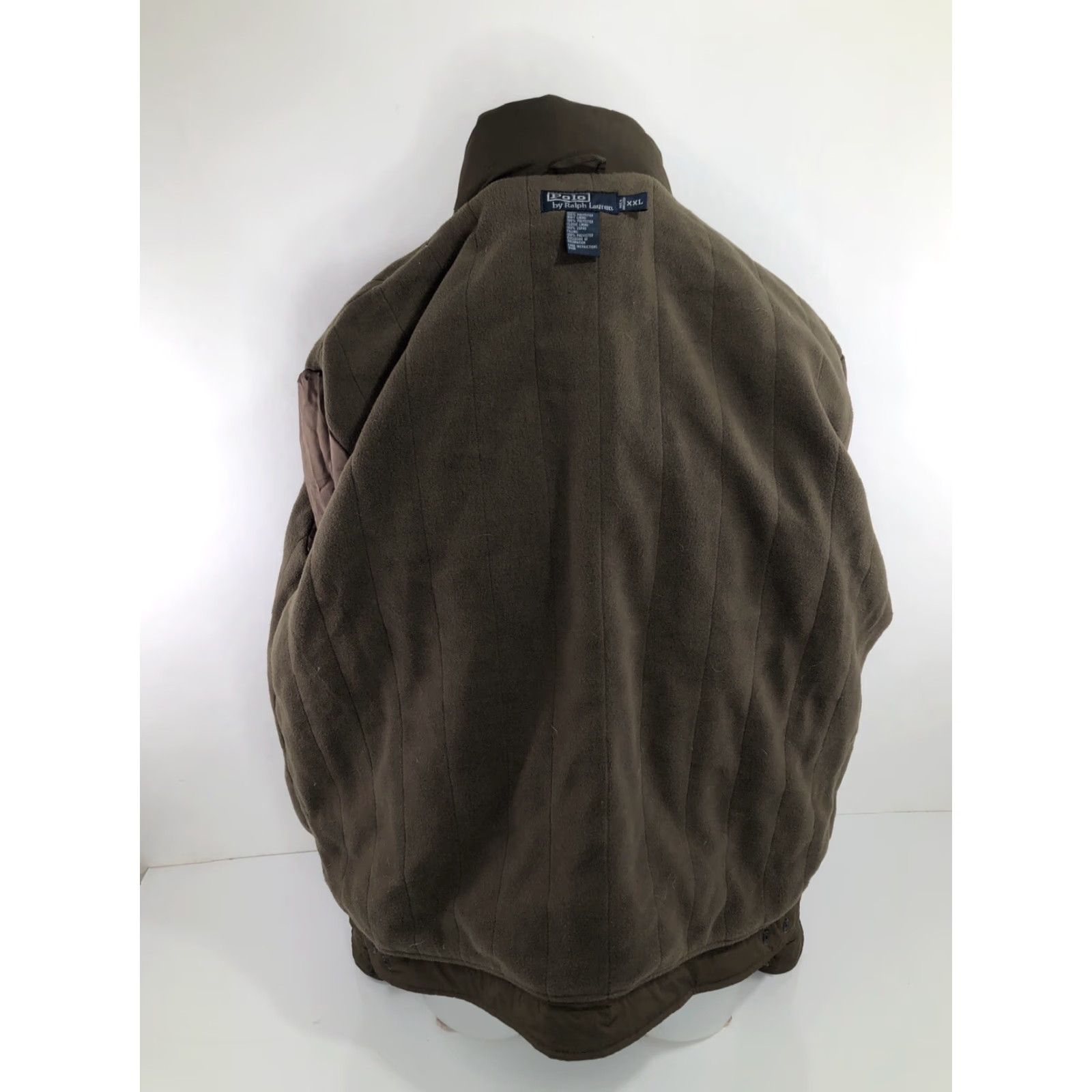 Ralph Lauren Ralph Lauren Polo Jacket Hooded Fleece Lined Embroidered Pony Winter 2XL Brown Olive Men EXC Size US XXL / EU 58 / 5 - 5 Thumbnail