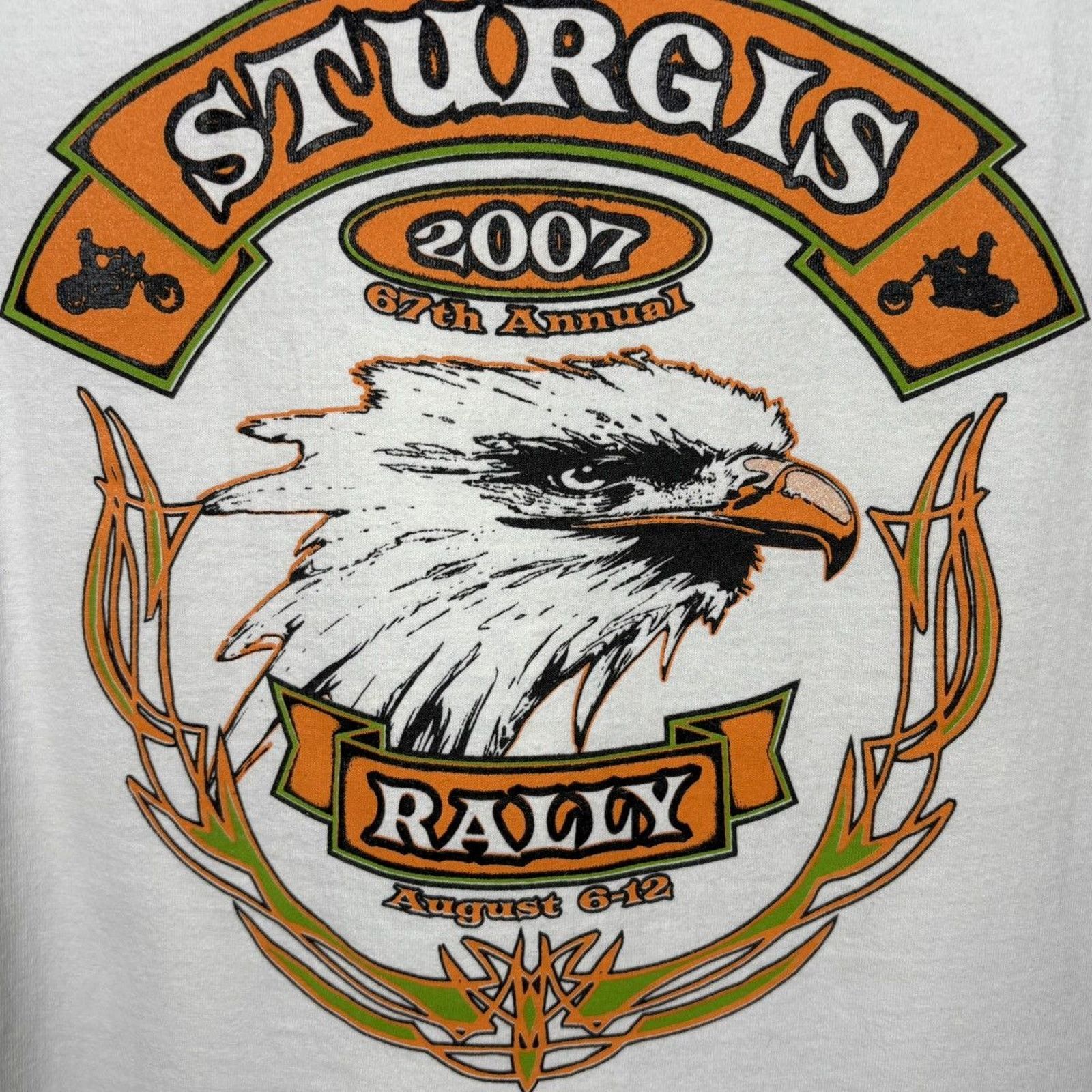 Harley Davidson × Japanese Brand × Vintage 🇺🇸2007 STURGIS RALLY Eagle Tank Size US M / EU 48-50 / 2 - 6 Thumbnail