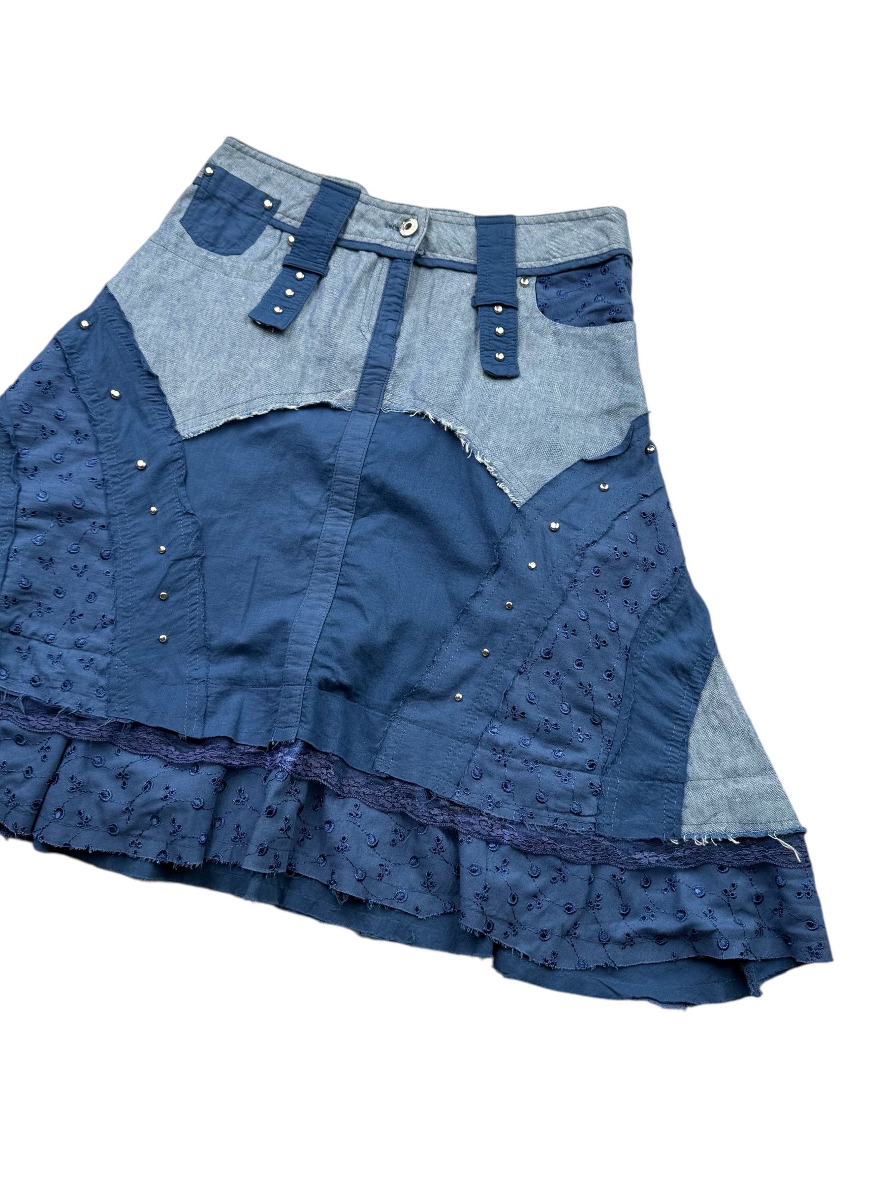 Vintage Y2K Flare Skirt(V124) Size 27" / US 4 / IT 40 - 3 Thumbnail
