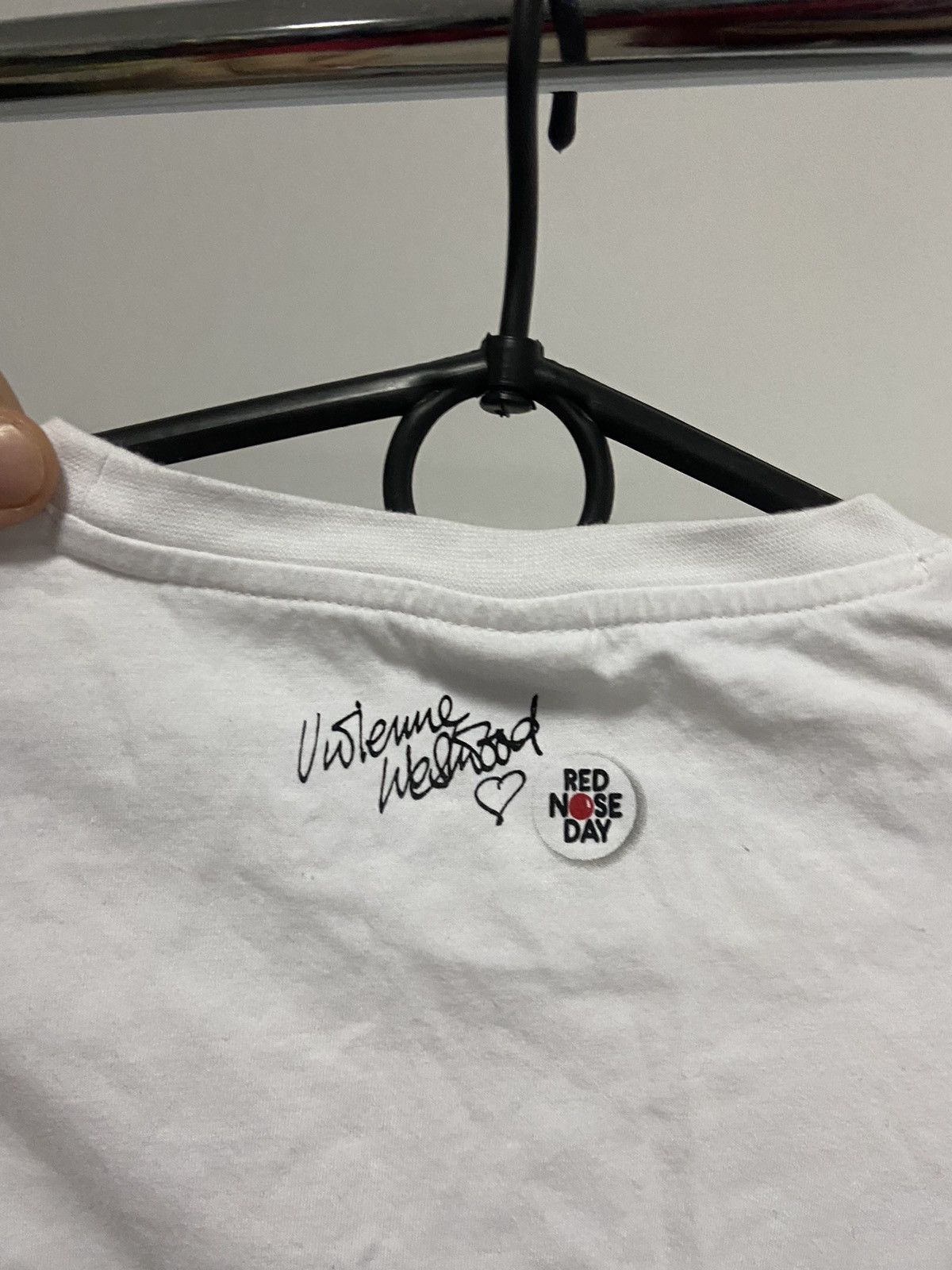 Vintage × Vivienne Westwood Vivienne Westwood T Shirt Vintage Red Nose Day big logo Size US M / EU 48-50 / 2 - 4 Thumbnail