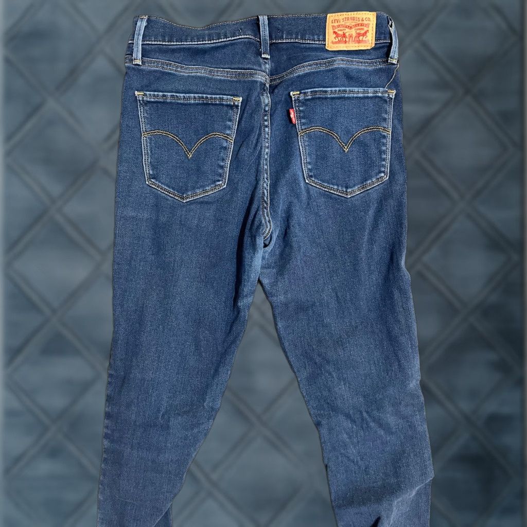 Levi's Levi's Levi's 720 High Rise Super Skinny Jeans Women Size 27 Blue Denim 27x30 Size 27" / US 4 / IT 40 - 1 Thumbnail