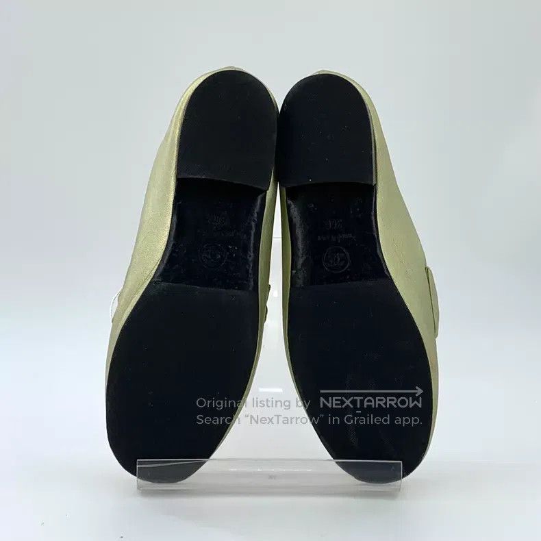 Chanel Chanel Golden hemp chain casual flat loafers Size US 5.5 / IT 35.5 - 5 Thumbnail