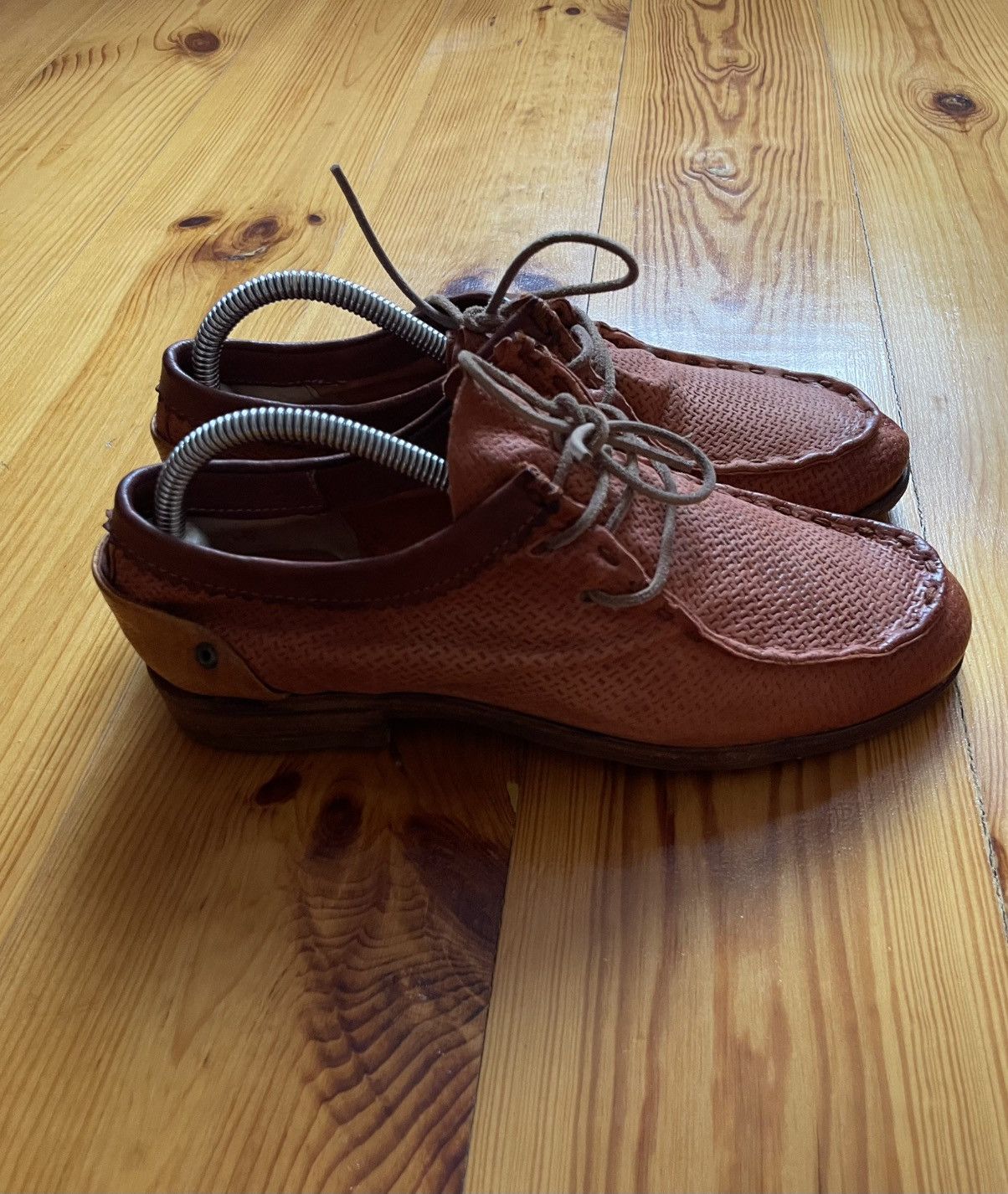 A.S.98 A.S.98 Leather Boat Reddish Brown Loafers Air Step Size US 8 / EU 41 - 9 Thumbnail
