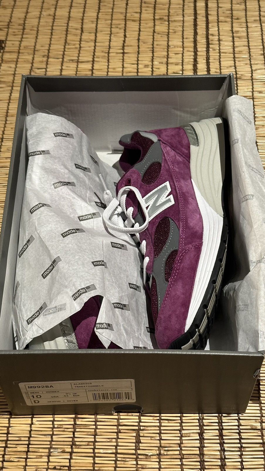 New Balance M992BA « PURPLE » Size US 10 / EU 43 - 8 Thumbnail