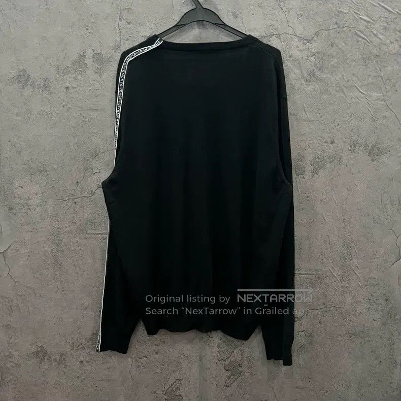 Givenchy Givenchy Black and White Striped Merino Wool Knit Cardigan Size US XL / EU 56 / 4 - 5 Thumbnail