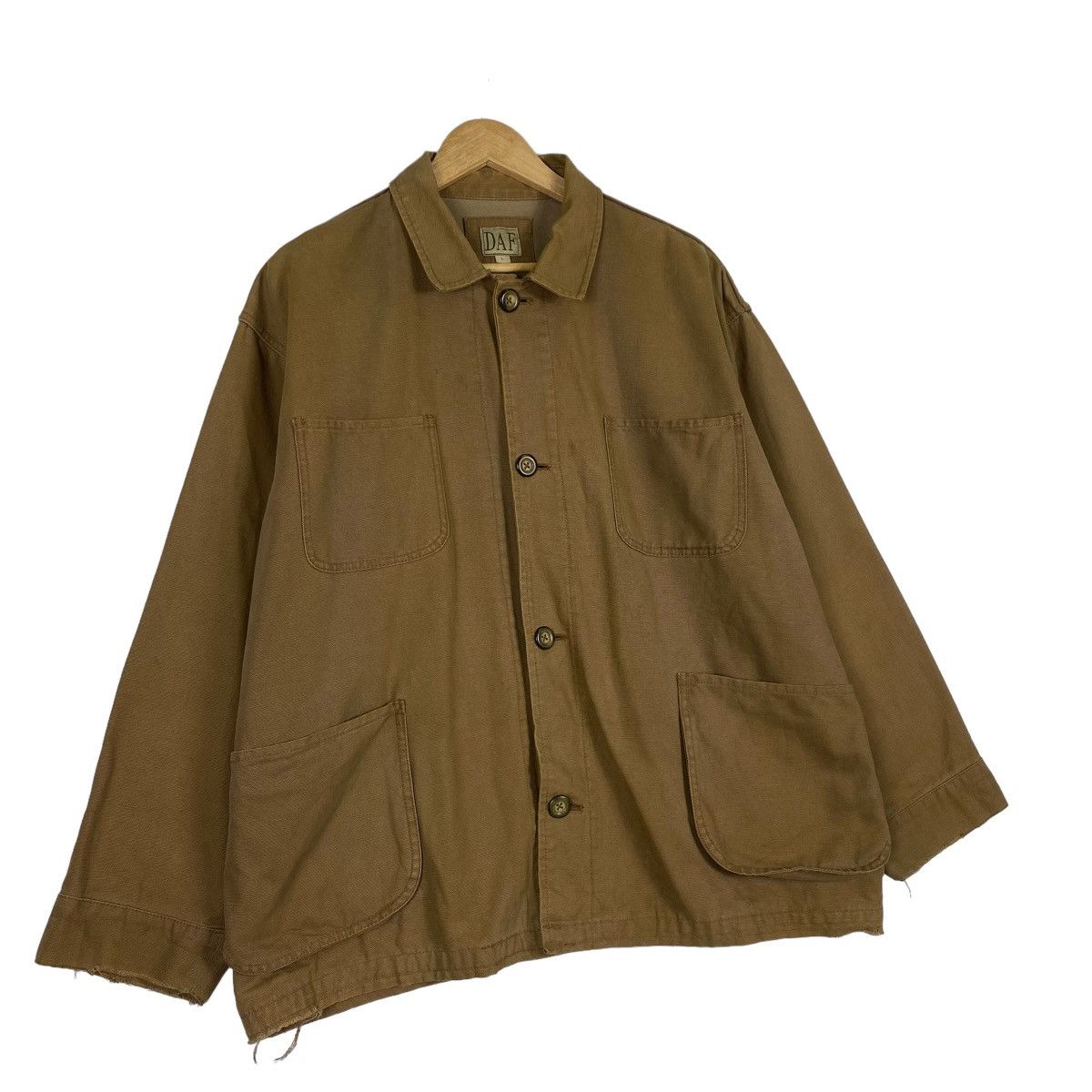 Issey Miyake VINTAGE 90s DAF WORKWEAR JACKET OVERSIZE LARGE Size US L / EU 52-54 / 3 - 3 Thumbnail