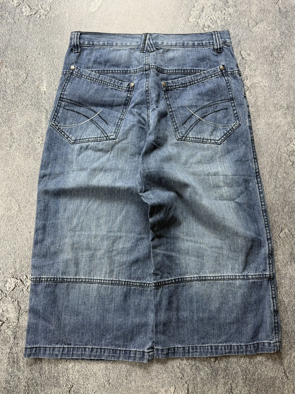 JNCO Vintage Y2K Drip Tribal Logo Short breeches Size Xs Size 27" / US 4 / IT 40 - 5 Thumbnail