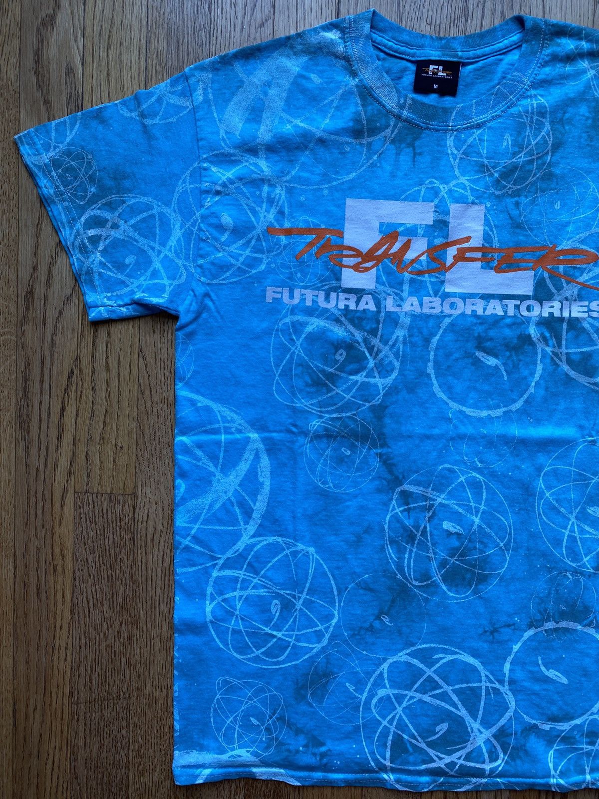 Futura Futura Labs Transfer Blue Tie Dye Tee ntwork Sz M Size US M / EU 48-50 / 2 - 4 Thumbnail