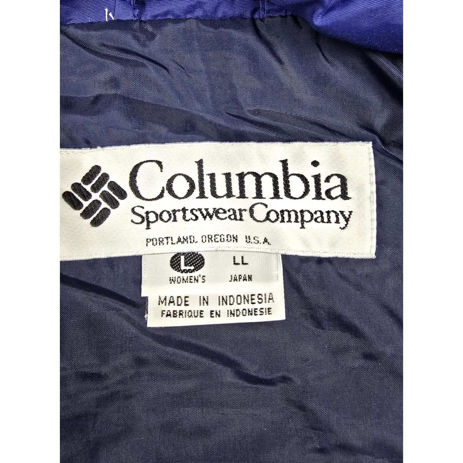 Vintage VINTAGE Columbia Jacket Womens L Purple Hooded Parka Lined Insulated 90s Size L / US 10 / IT 46 - 3 Thumbnail