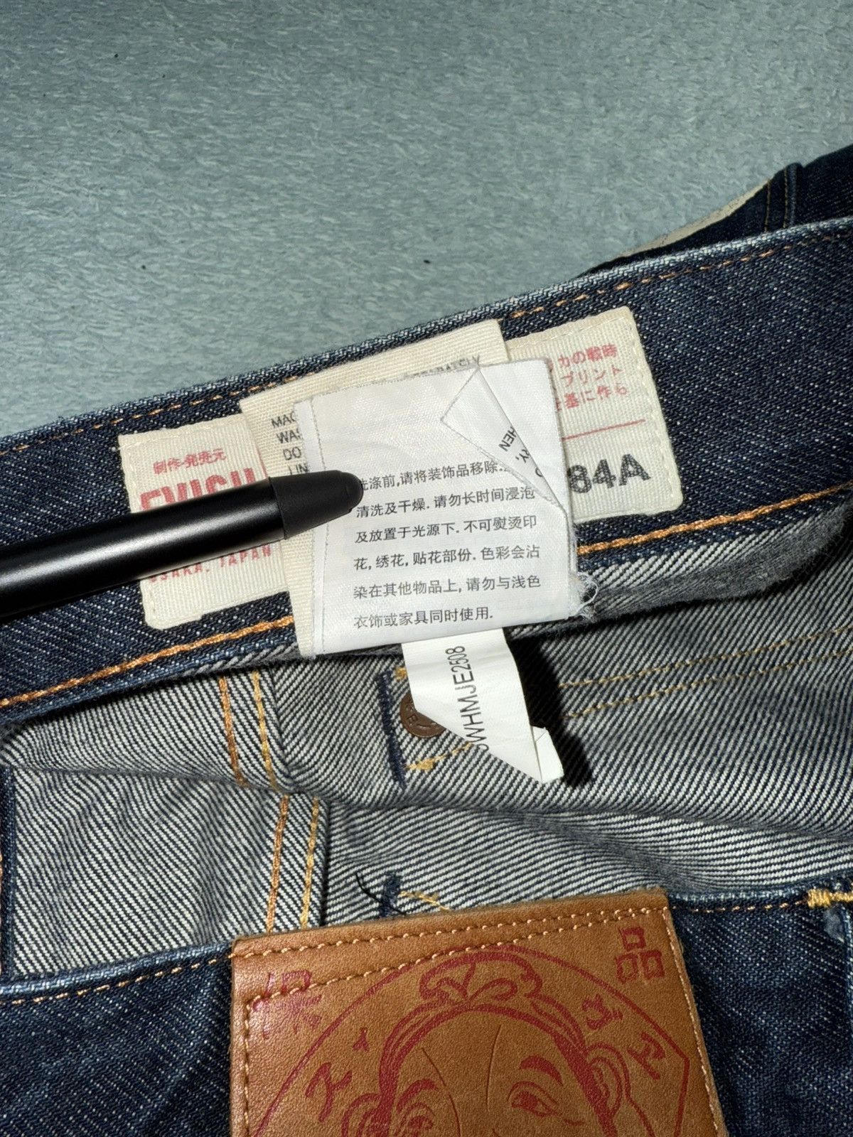 Evisu Rare Evisu Navy Selvedge Denim Jeans Multipocket Japanese Size US 34 / EU 50 - 20 Thumbnail