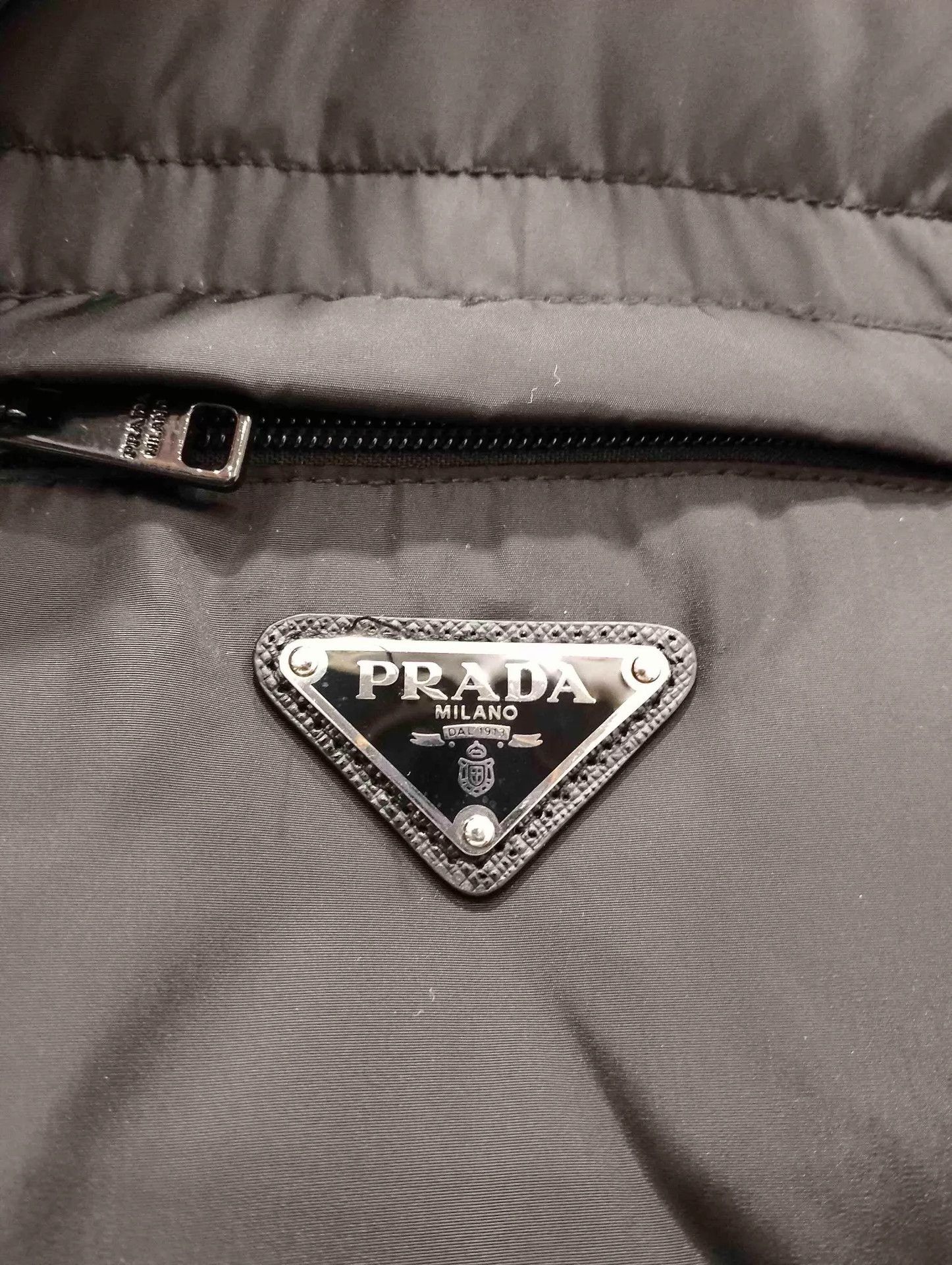 Prada PRADA black hooded mid-length down coat 40 Size S / US 4 / IT 40 - 8 Thumbnail