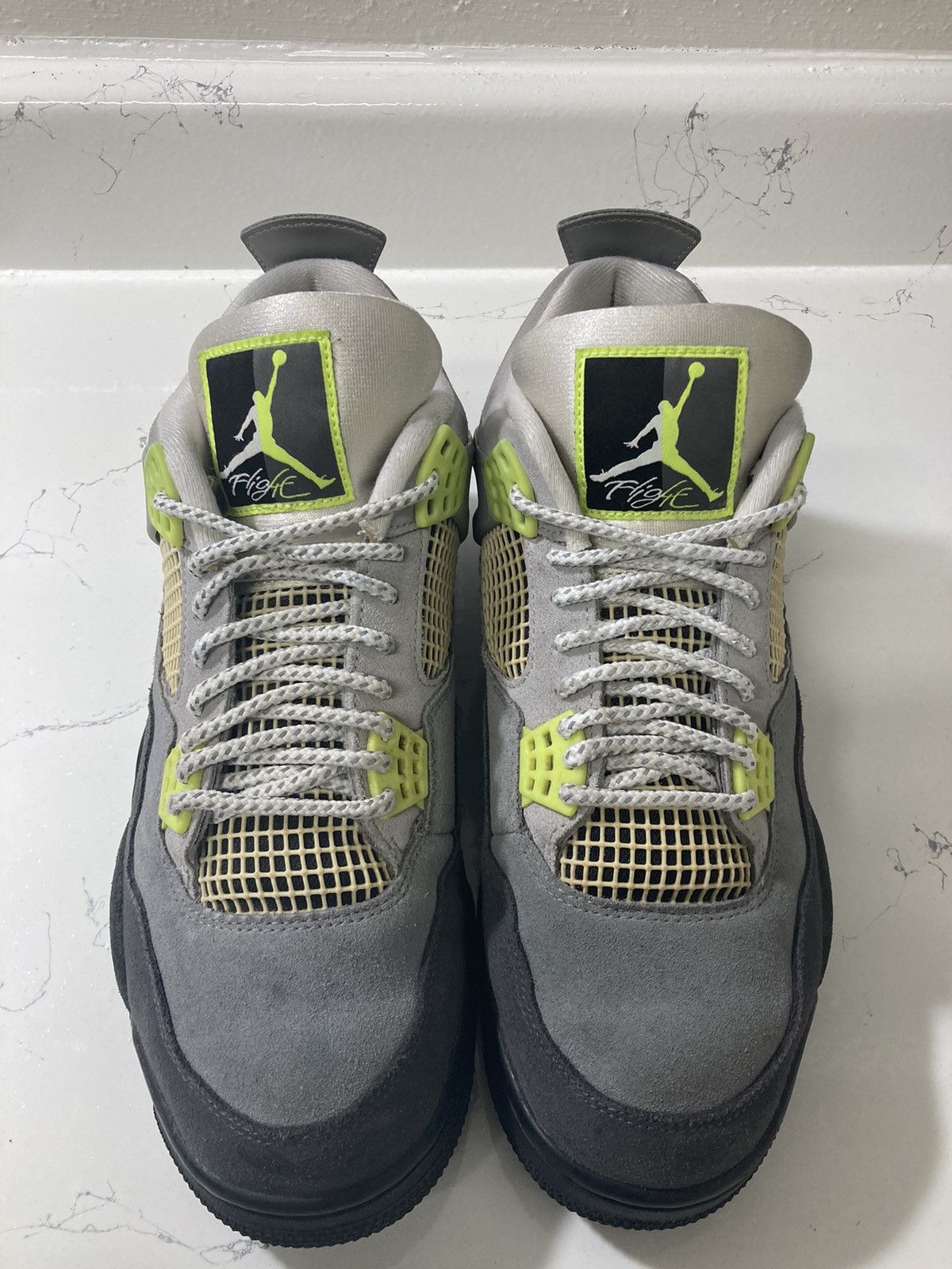 Jordan Brand Jordan 4 neon Size US 10.5 / EU 43-44 - 4 Thumbnail