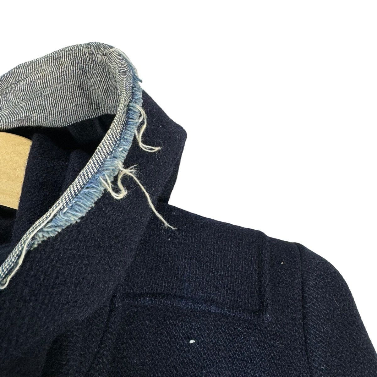 Issey Miyake × Sunao Kuwahara 🔥ISSEY MIYAKE SUNAO KUWAHARA HOODIE DUFFLE JACKET Size M / US 6-8 / IT 42-44 - 6 Thumbnail