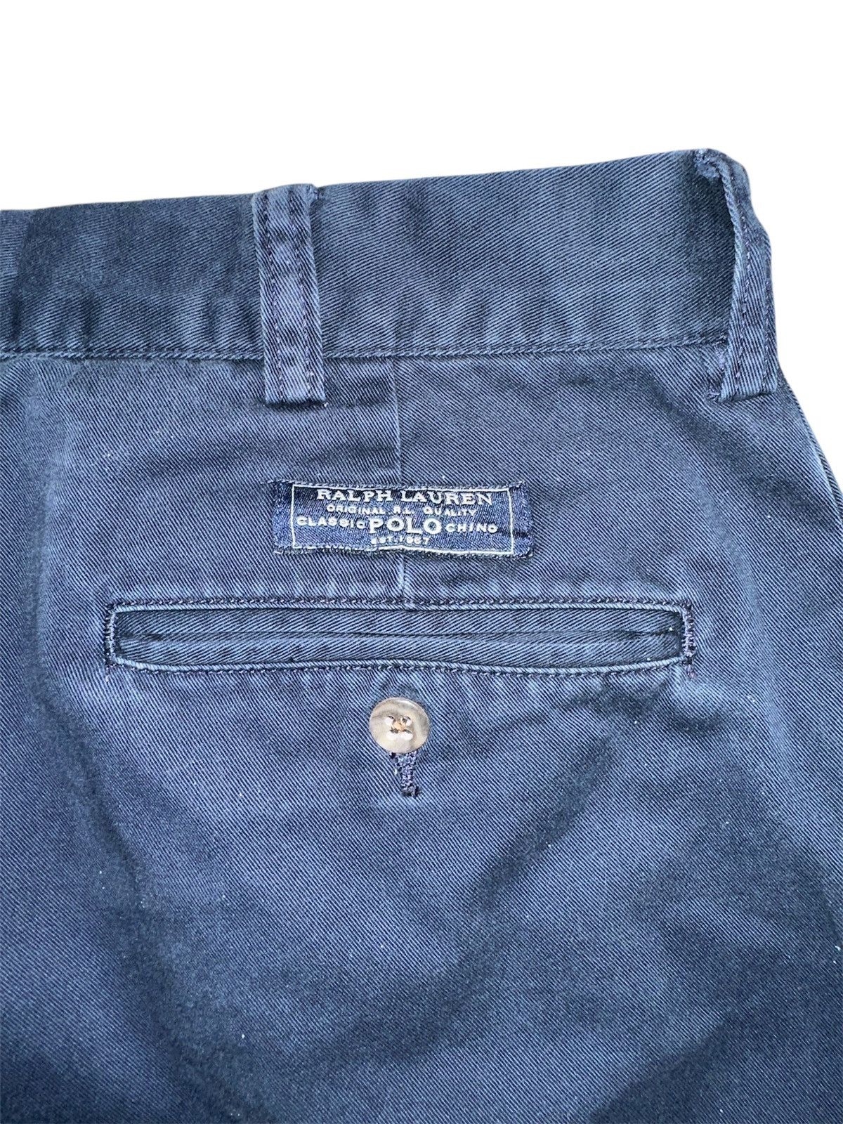 Polo Ralph Lauren Polo Ralph Lauren Classic Polo Chino Pants Denim Navy Blue Size US 35 - 3 Thumbnail